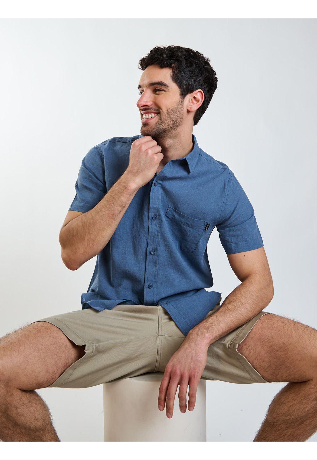 Camisa MC Koa Azul Hombre Maui and Sons-6
