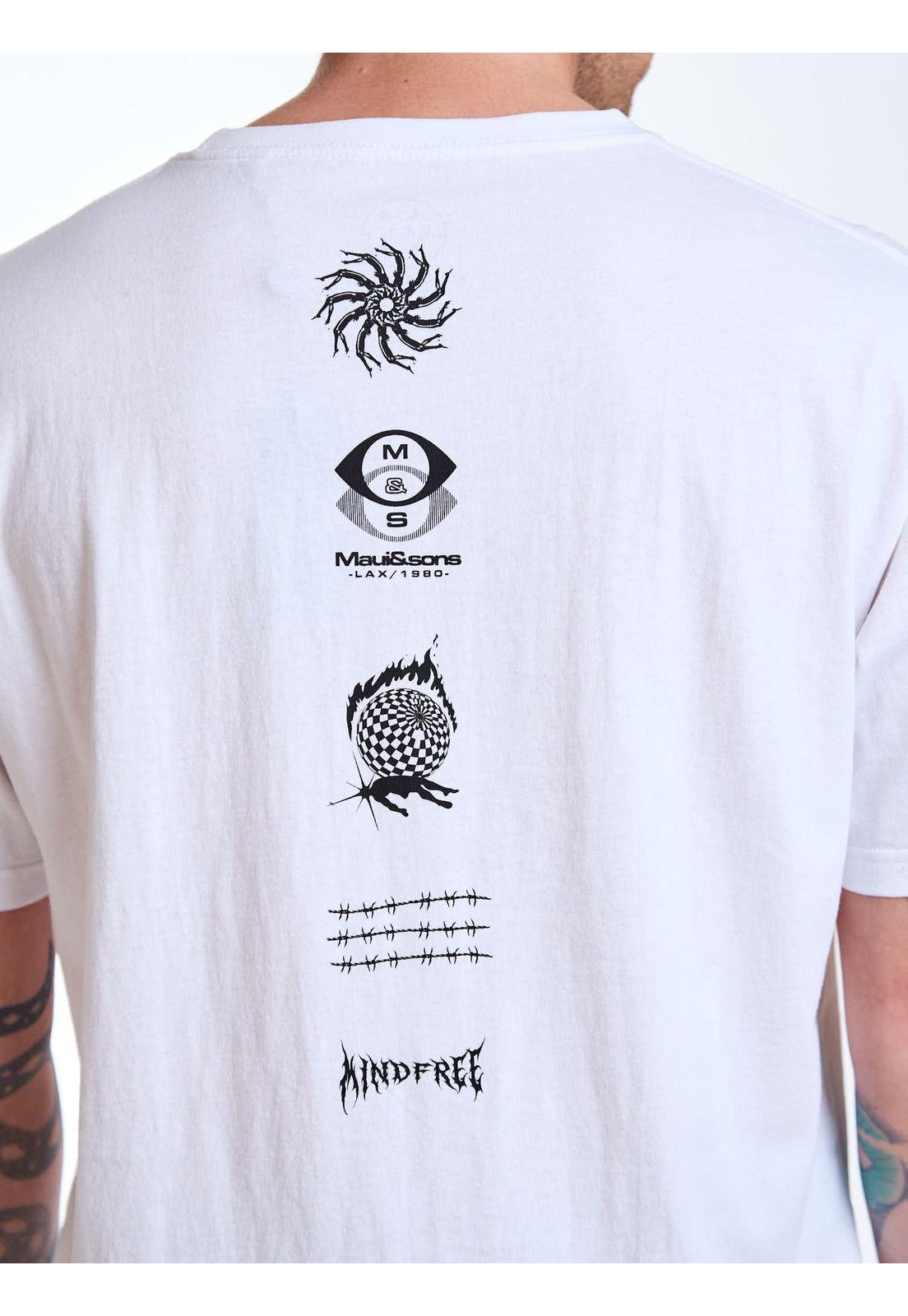 Polera MC Chill Blanco Hombre Maui and Sons-3