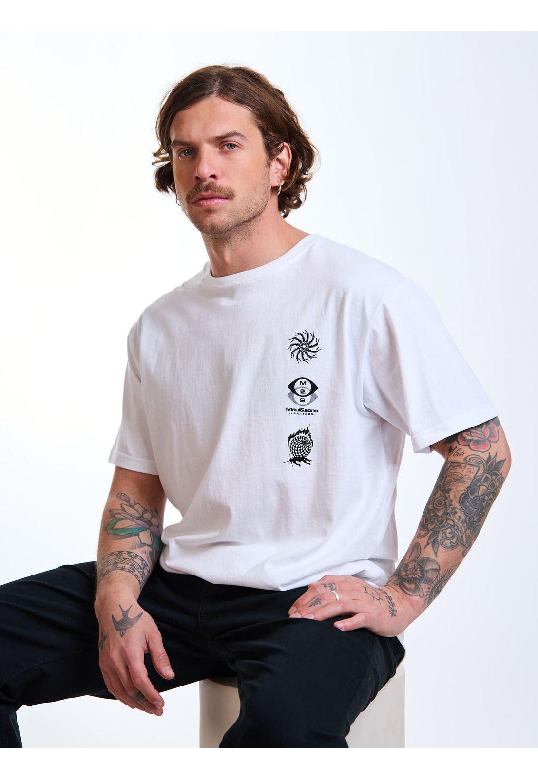 Polera MC Chill Blanco Hombre Maui and Sons-7