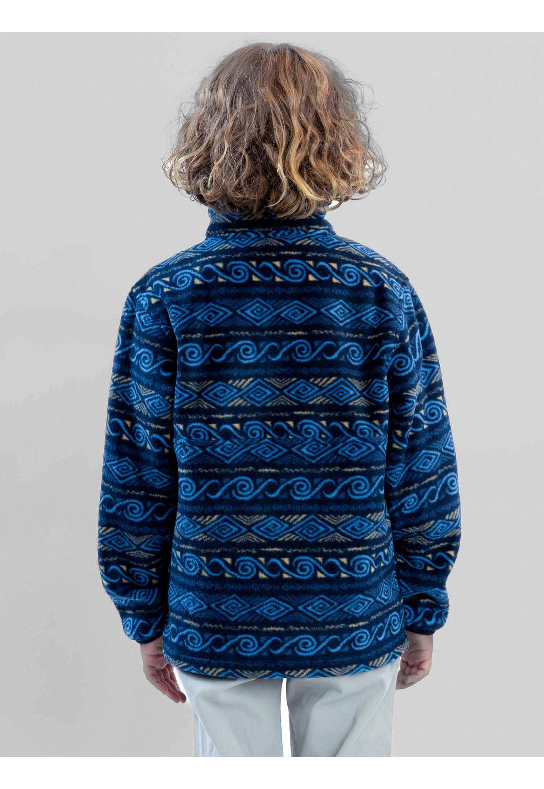 Poleron Polar Andean Lake Multicolor Infantil Maui And Sons-2