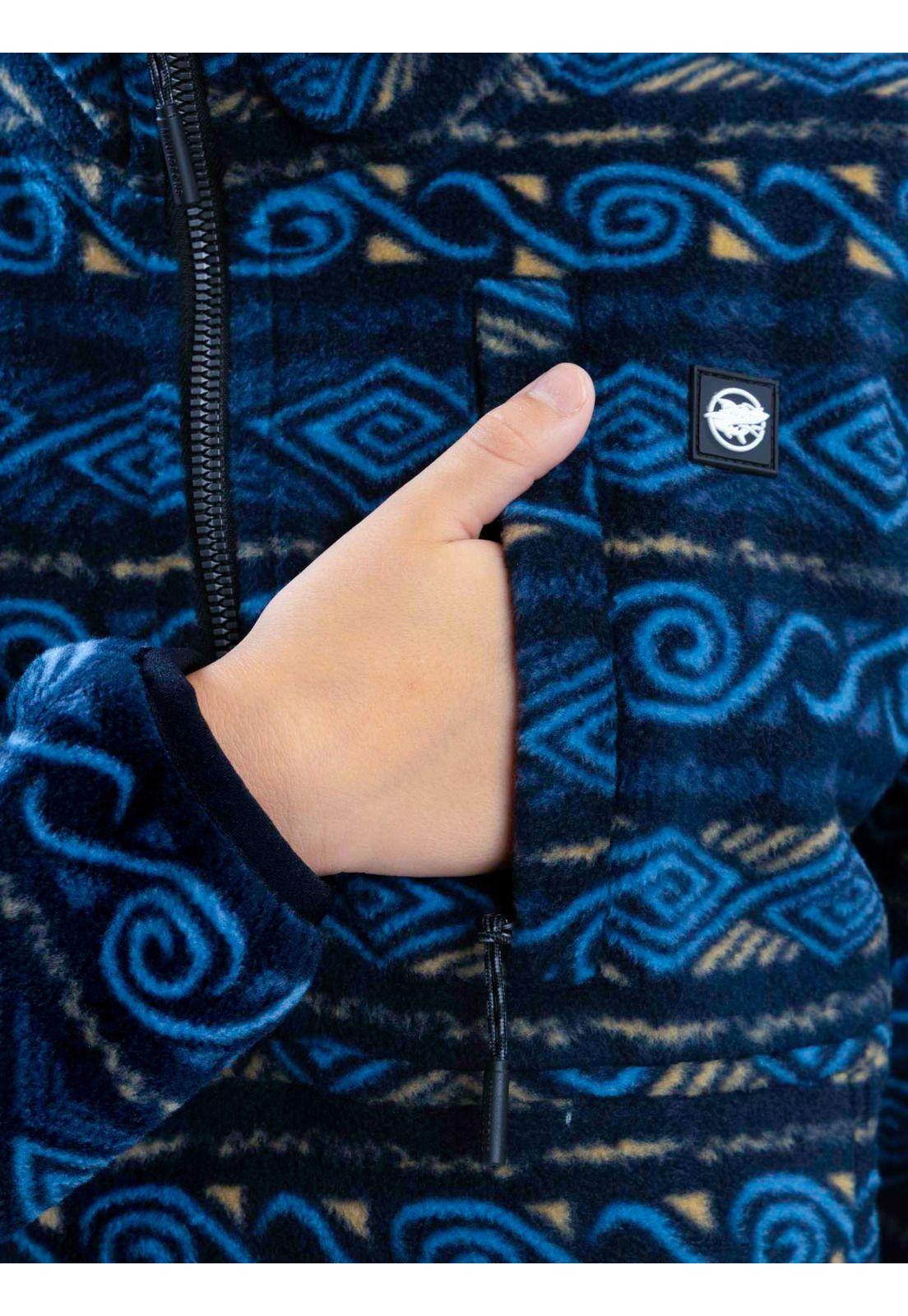 Poleron Polar Andean Lake Multicolor Infantil Maui And Sons-4