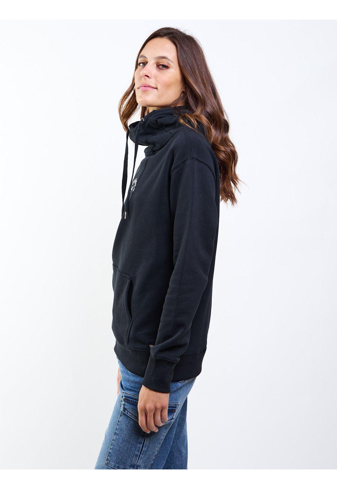 Poleron Canguro Bali Negro Mujer Maui And Sons-5