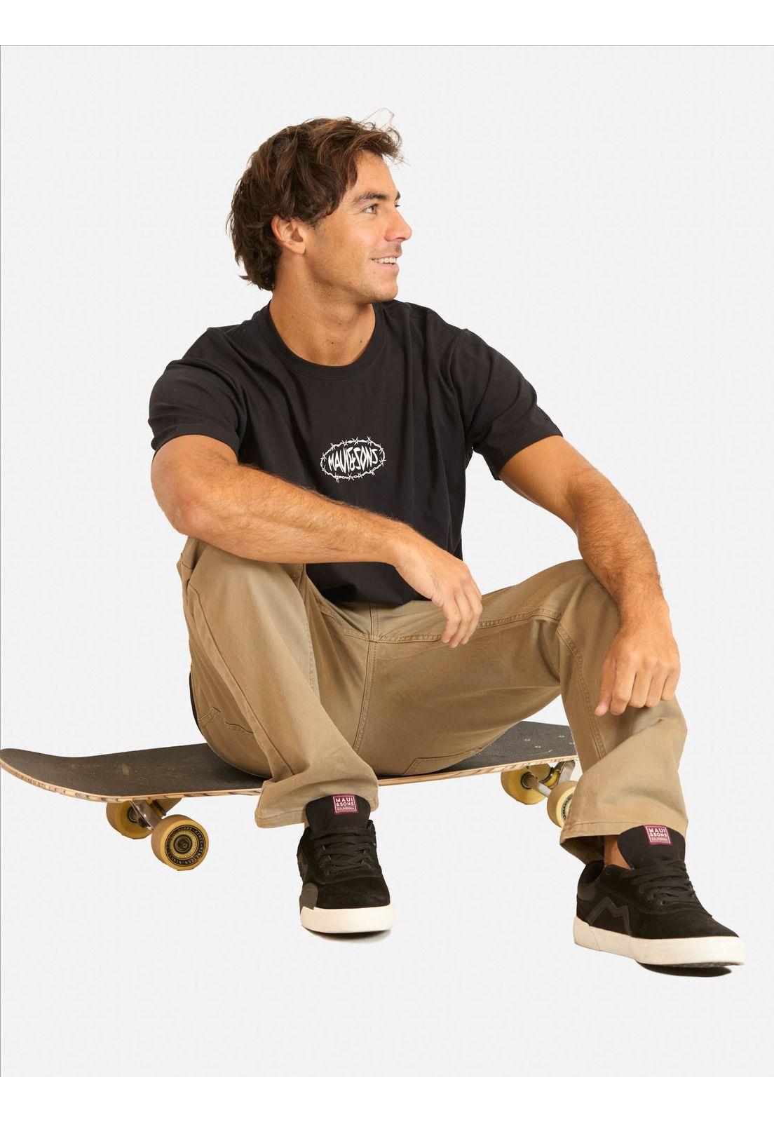 Polera MC Feneyo Negro Hombre Maui And Sons-3