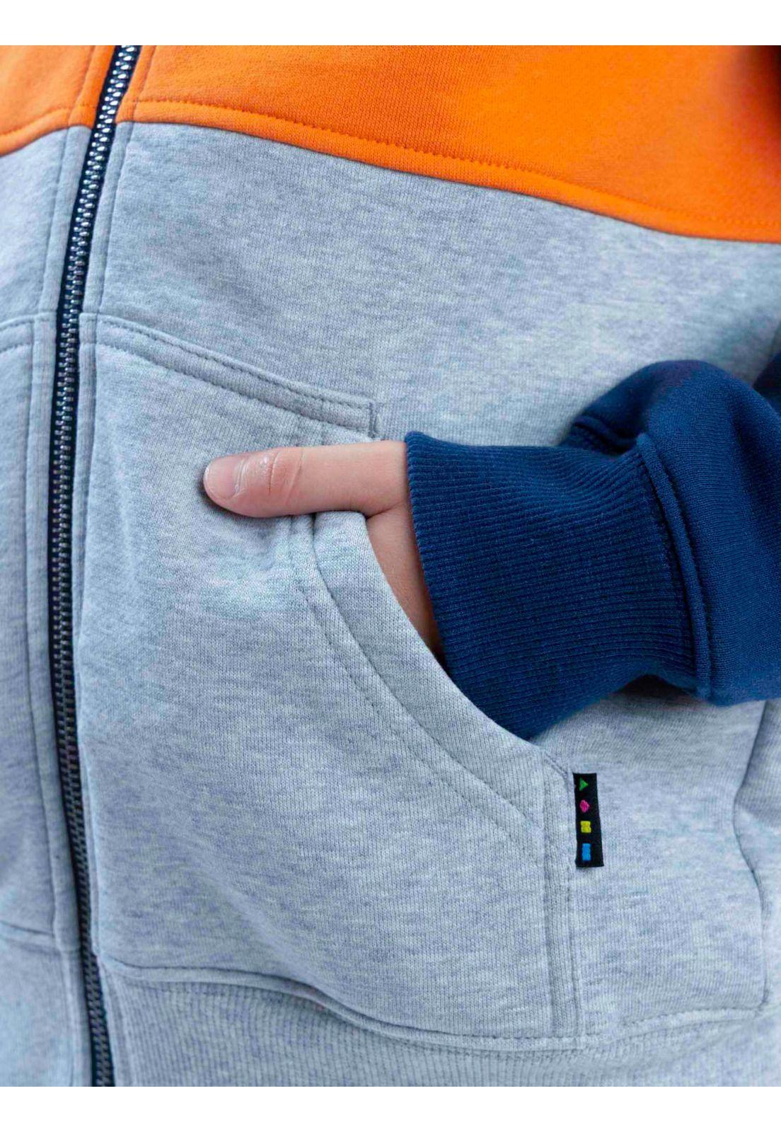 Poleron FZ Seaway Azul Infantil Maui And Sons-4