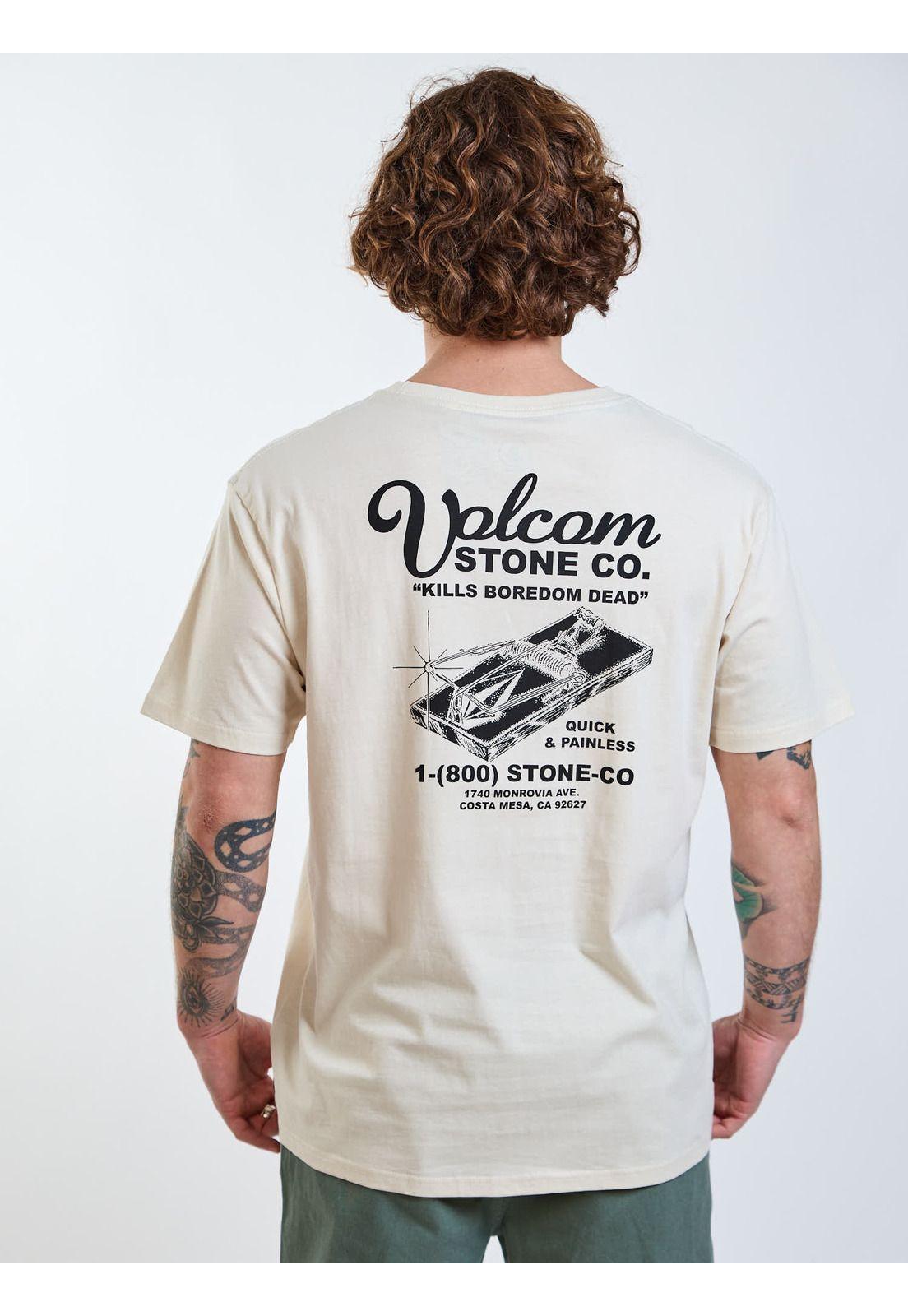 Polera MC Migrane Beige Hombre Volcom-1