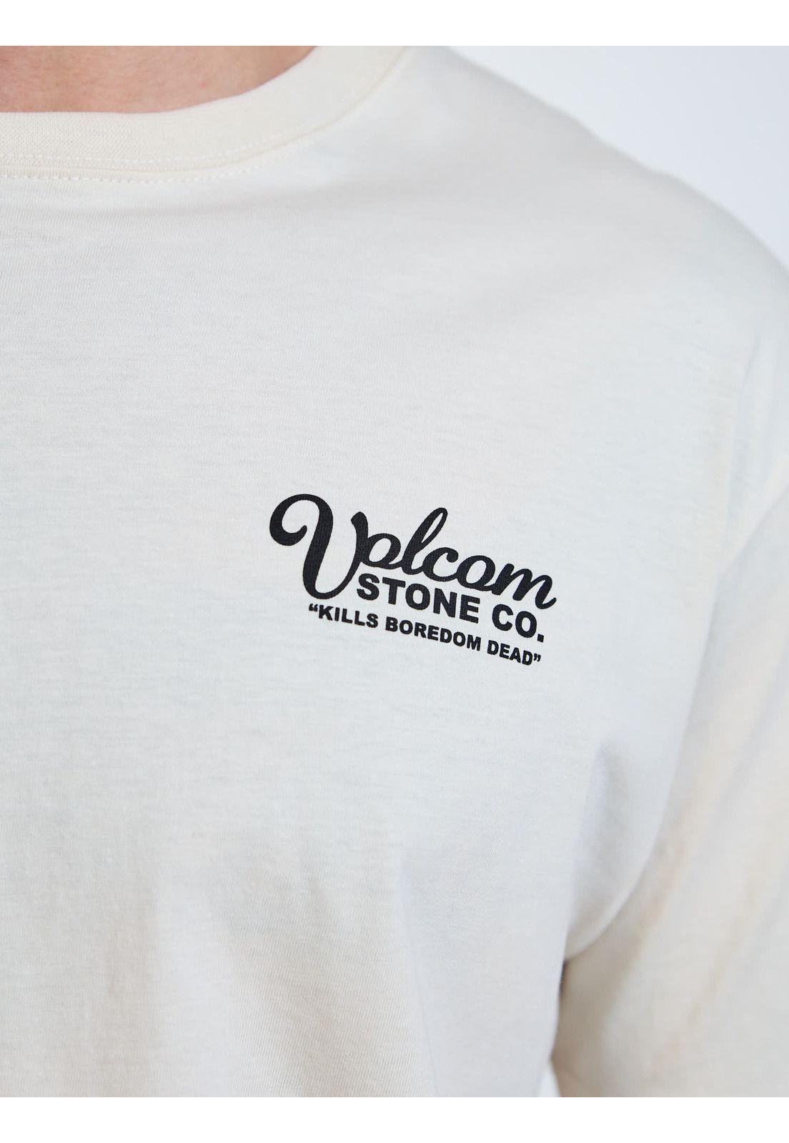 Polera MC Migrane Beige Hombre Volcom-5