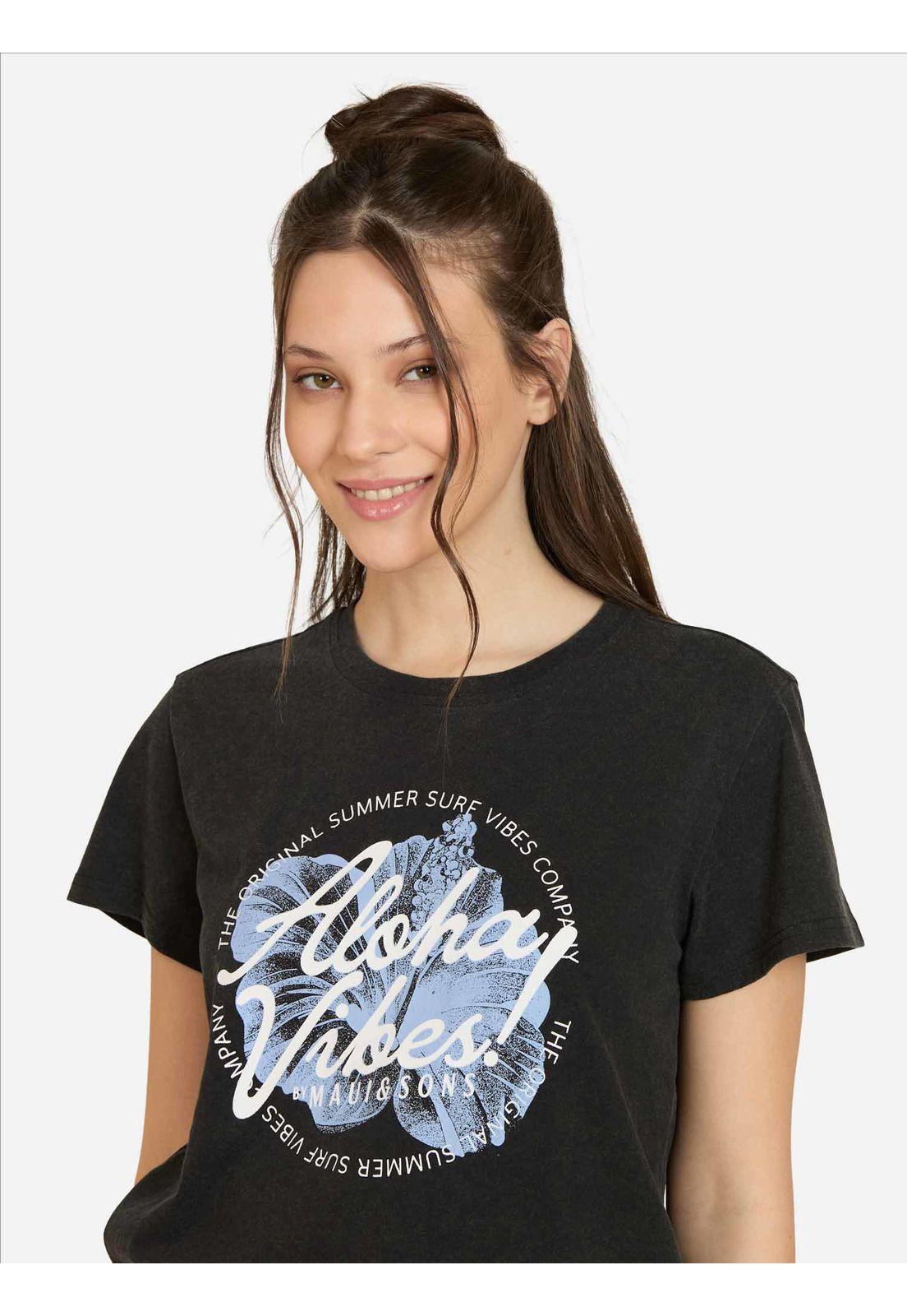 Polera MC Maliva Negro Mujer Maui And Sons-2