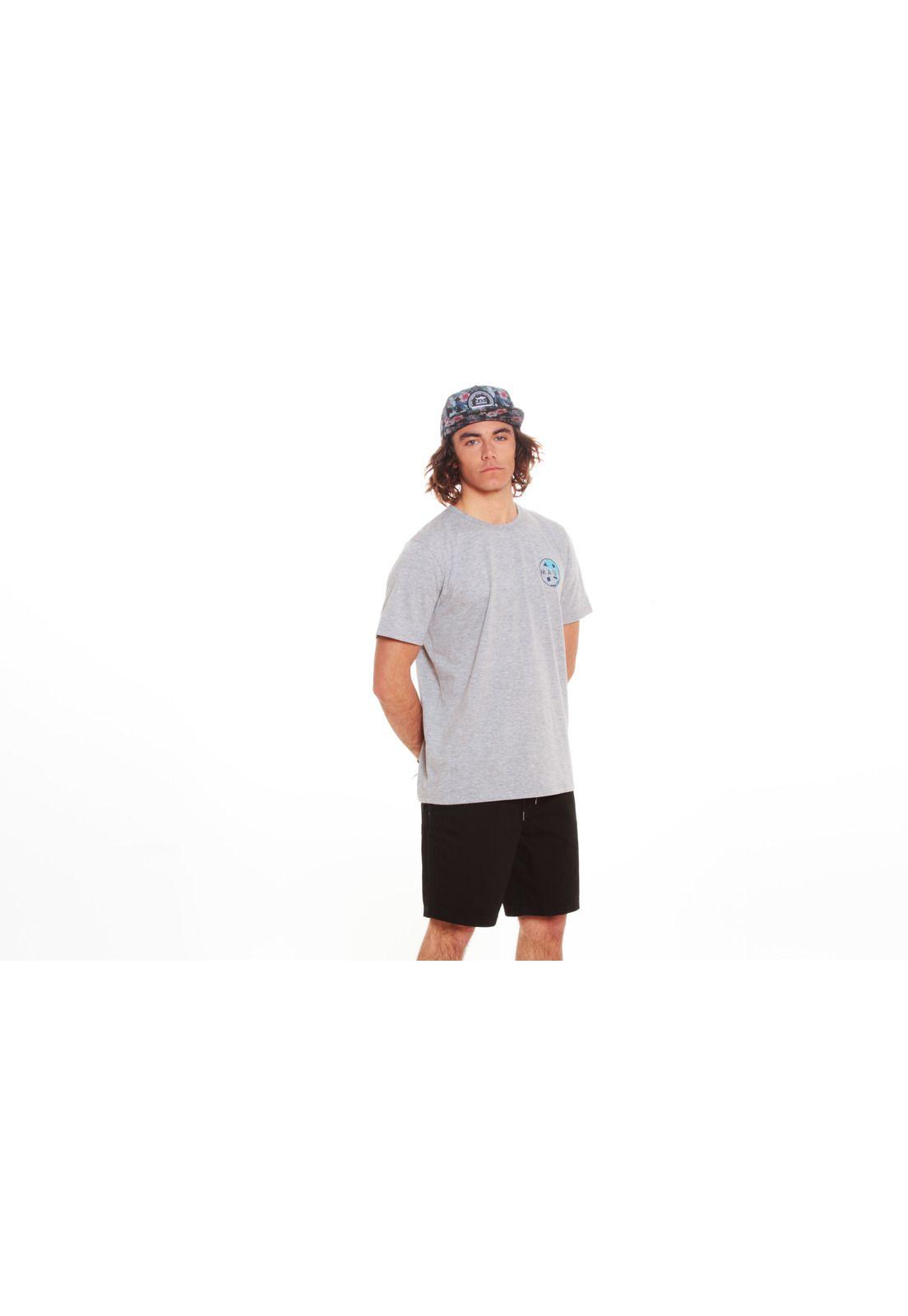 Polera M/C Hombre 5P171-MV20 Gris Maui and Sons-3