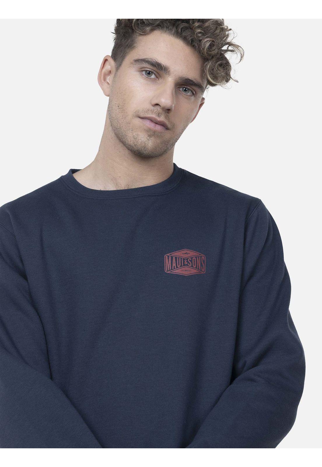 Poleron CR Hombre 5O1027-MI22 Azul Maui and Sons-2