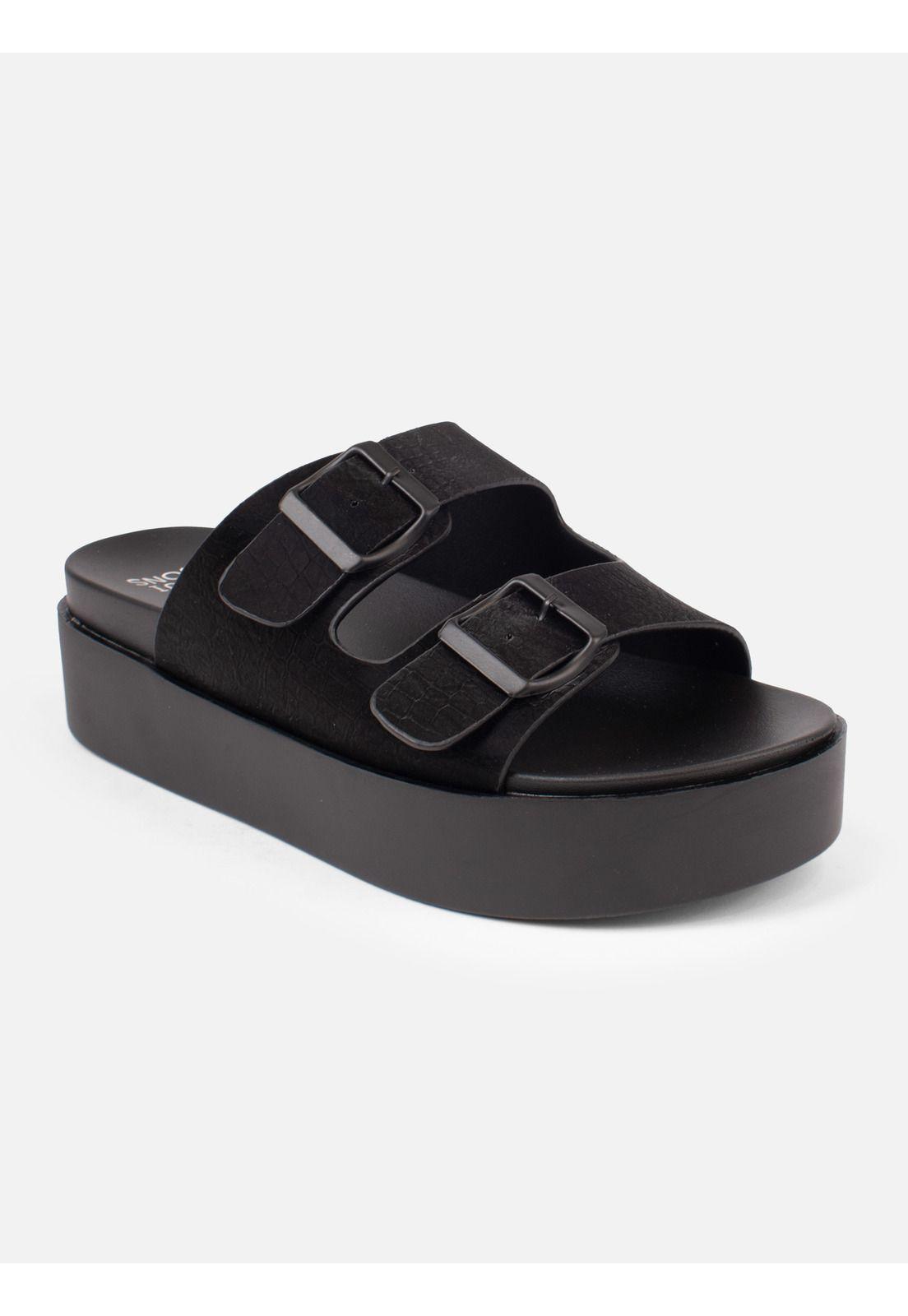 Sandalia Black Matte Negro Mujer Maui And Sons-3