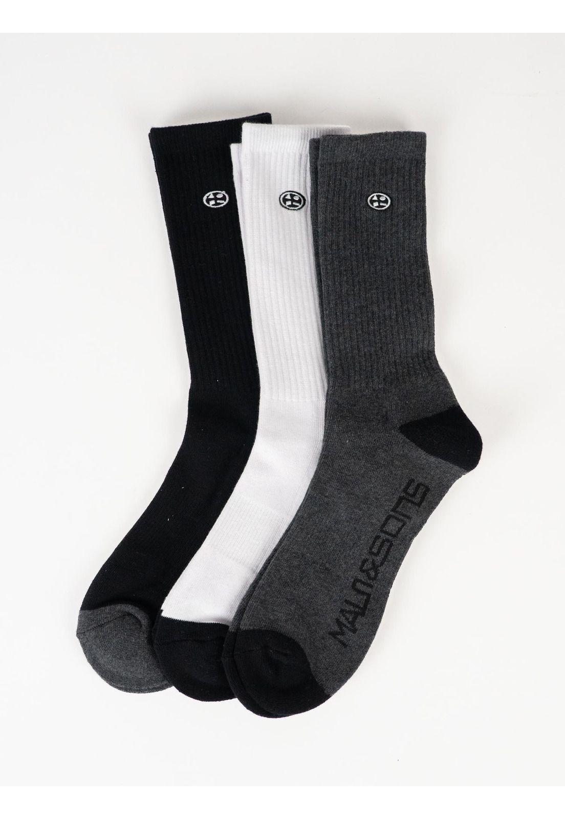 Pack de 3 Calcetines Palmbite Multicolor Maui And Sons-0