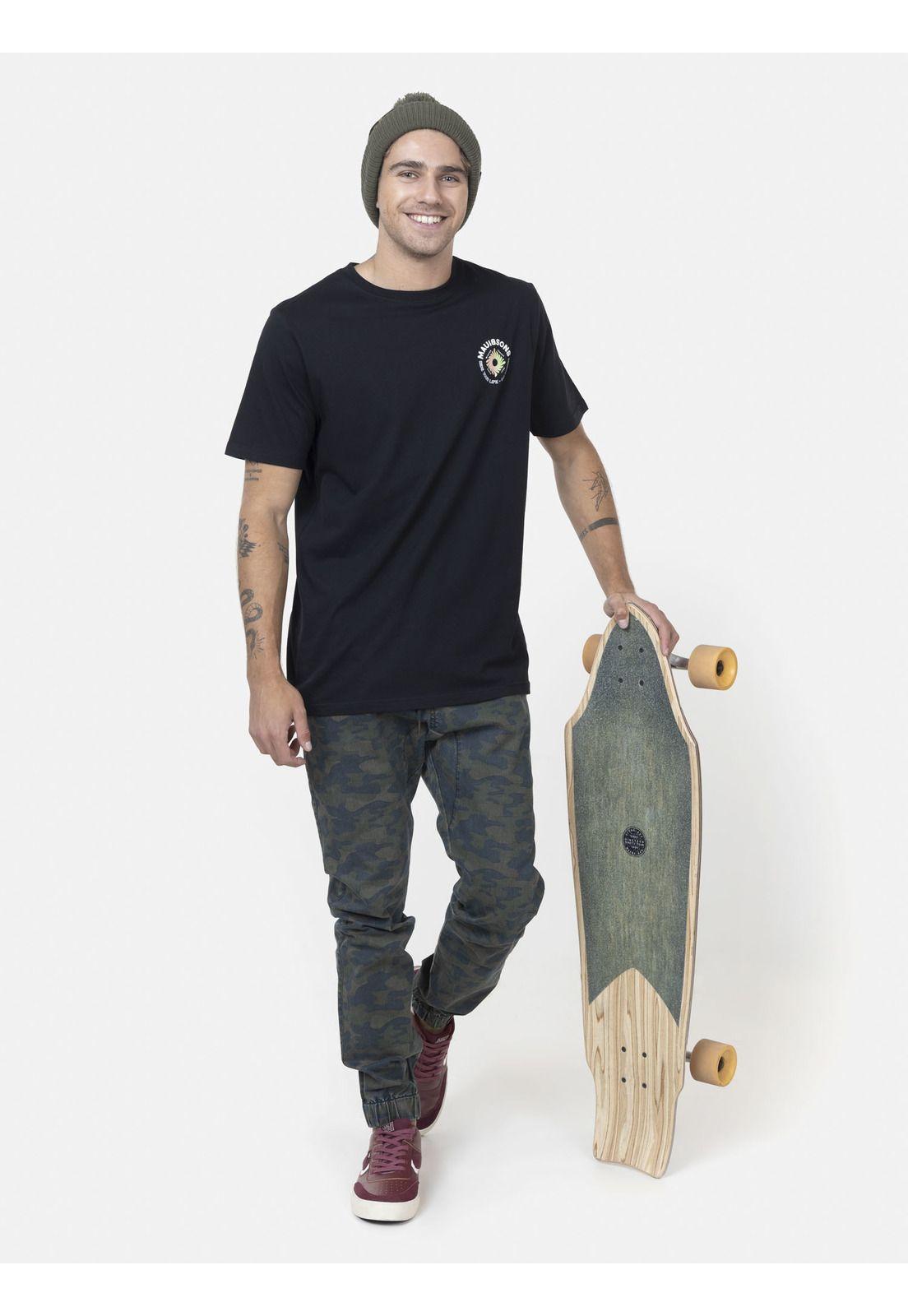 Polera Hombre ELEMENTAL SUN SS TEE Negro Maui and Sons-3
