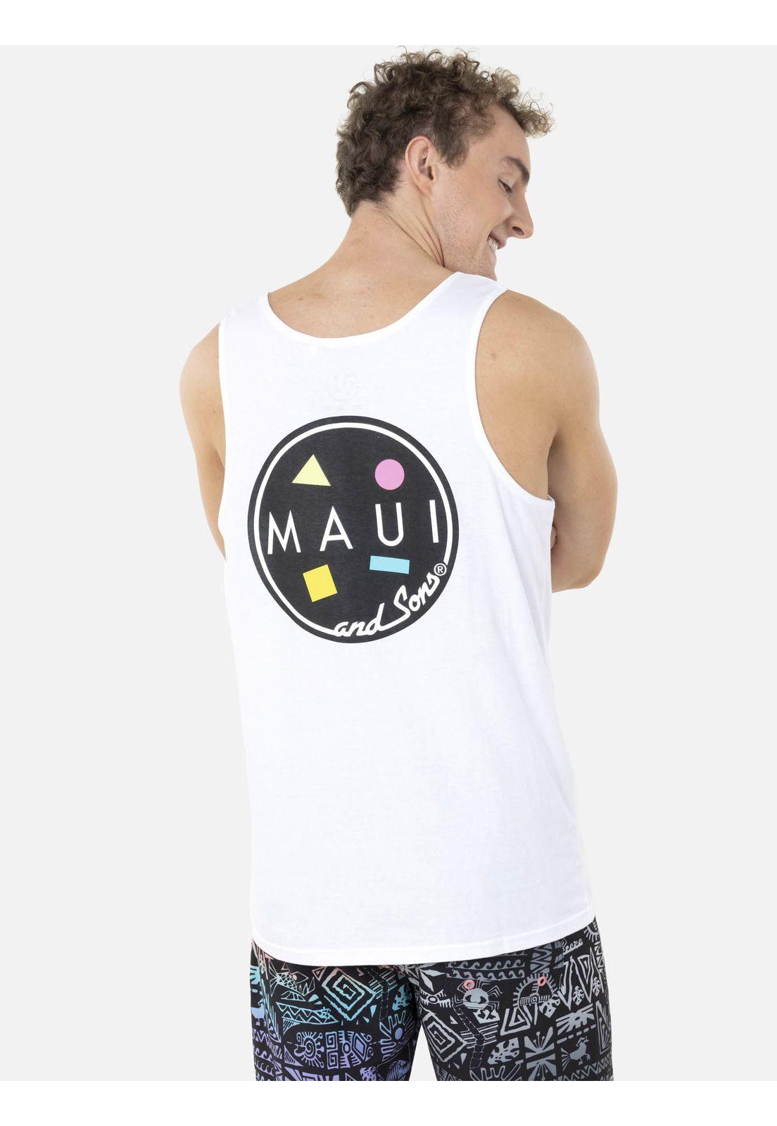 Polera SM COOKIE Hombre Blanco Maui and Sons-1