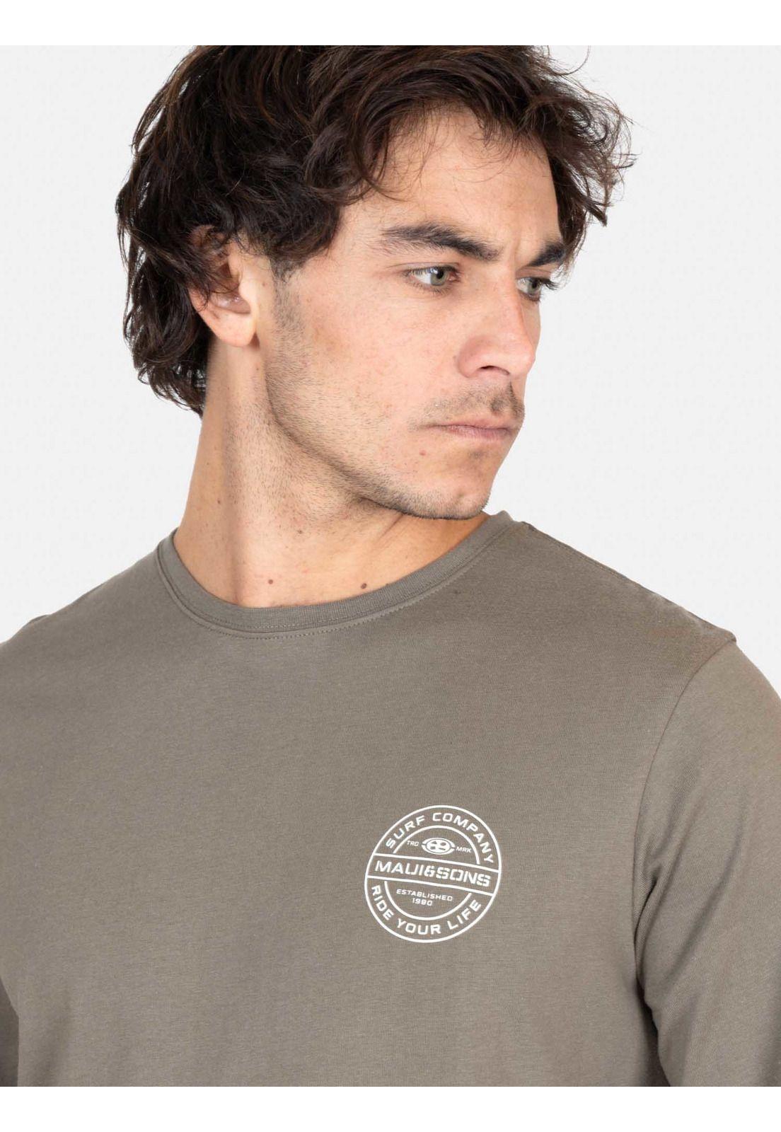 Polera ML Mystic Verde Hombre Maui And Sons-2