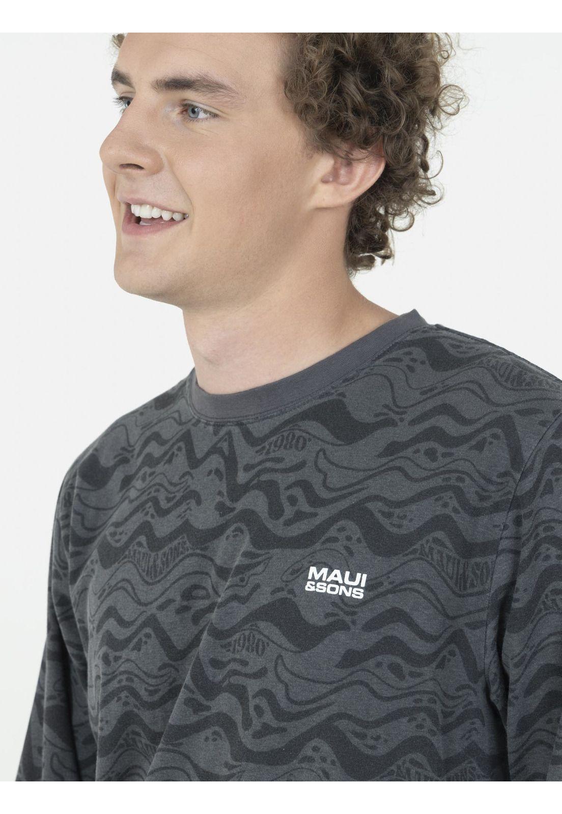 Polera Hombre Beluga LS TEE Multicolor Maui and Sons-2