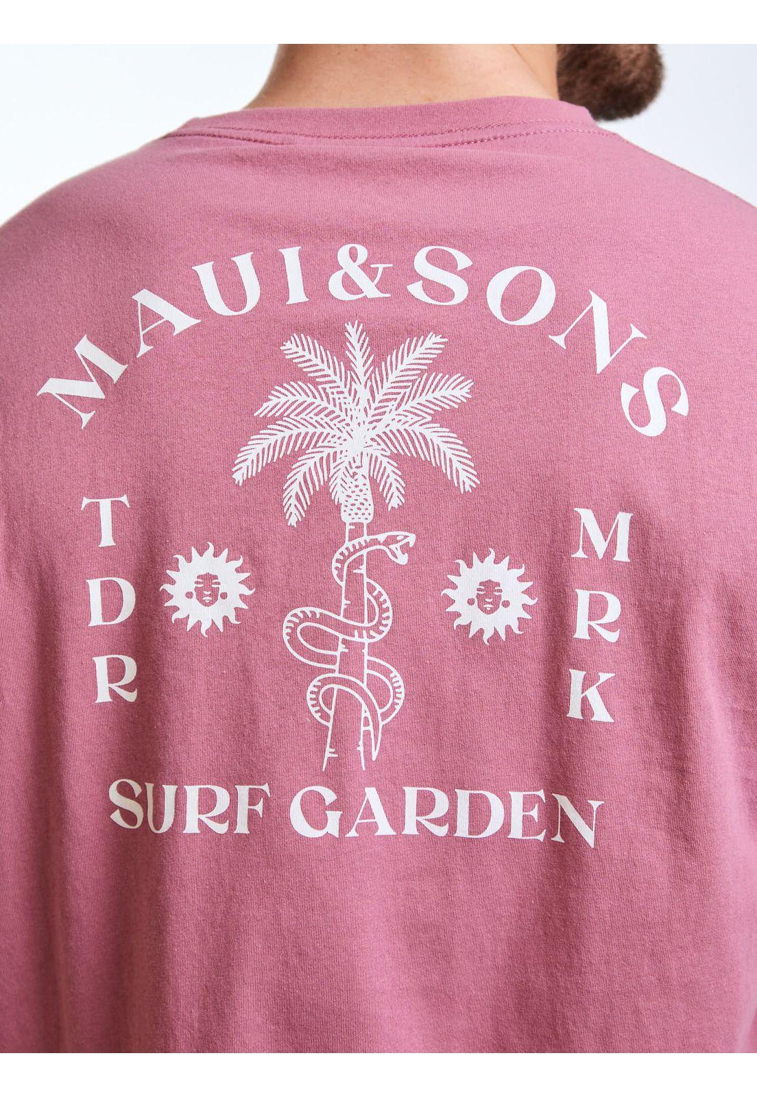 Polera MC Board Rosado Hombre Maui and Sons-3