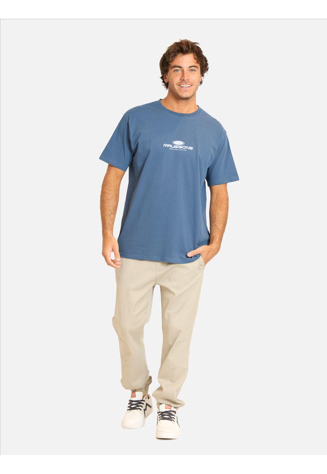 Polera MC Livet Celeste Hombre Maui And Sons-3