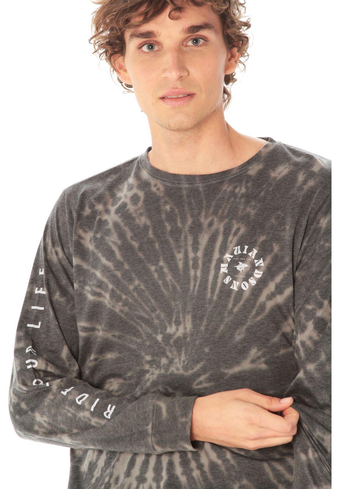 Polera M/L Hombre 5P1052-MV21 Gris Maui and Sons-2
