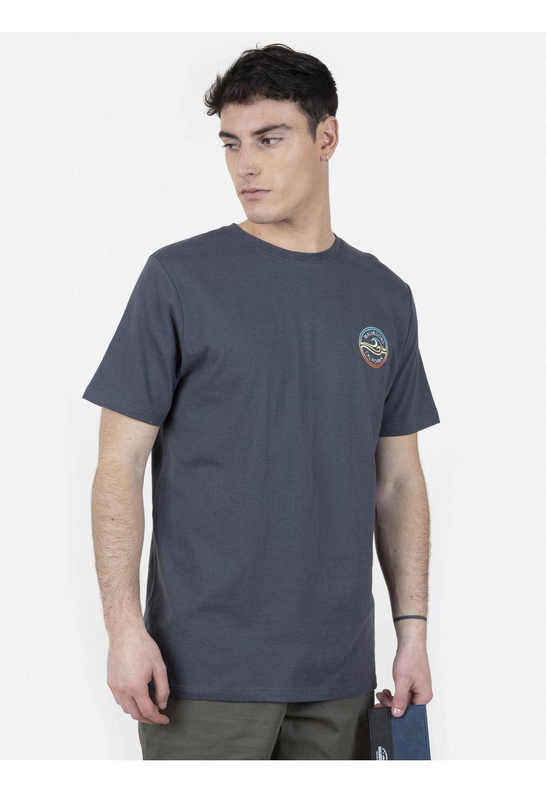 Pack Polera Billetera 5AV1554 Hombre Gris Oscuro Maui and Sons-0