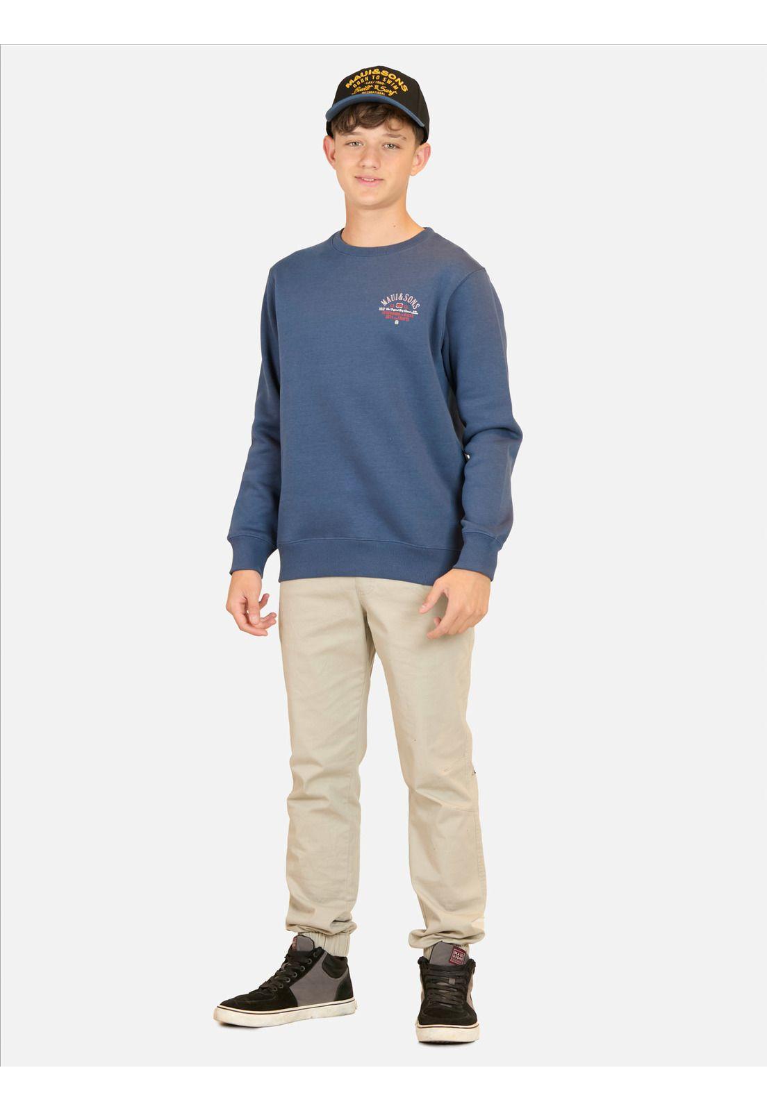 Poleron CR Oceanic Celeste Infantil Maui And Sons-3