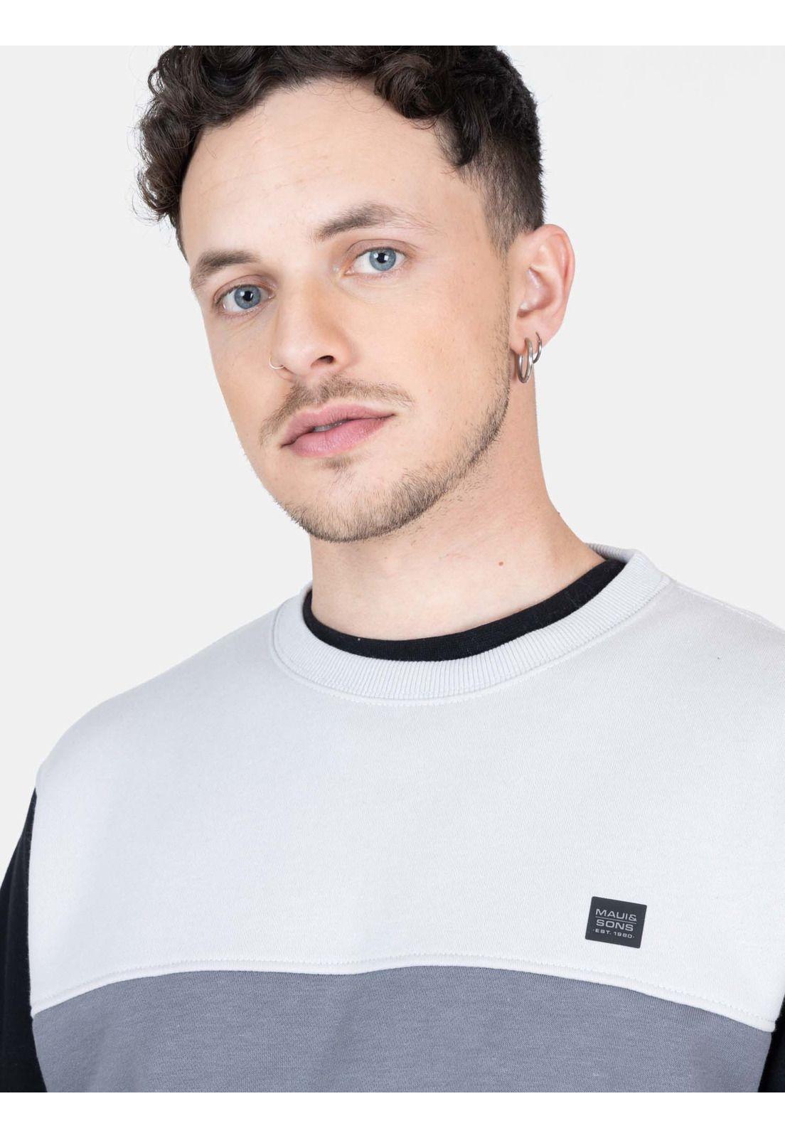 Poleron CR Neon Gris Hombre Maui And Sons-2