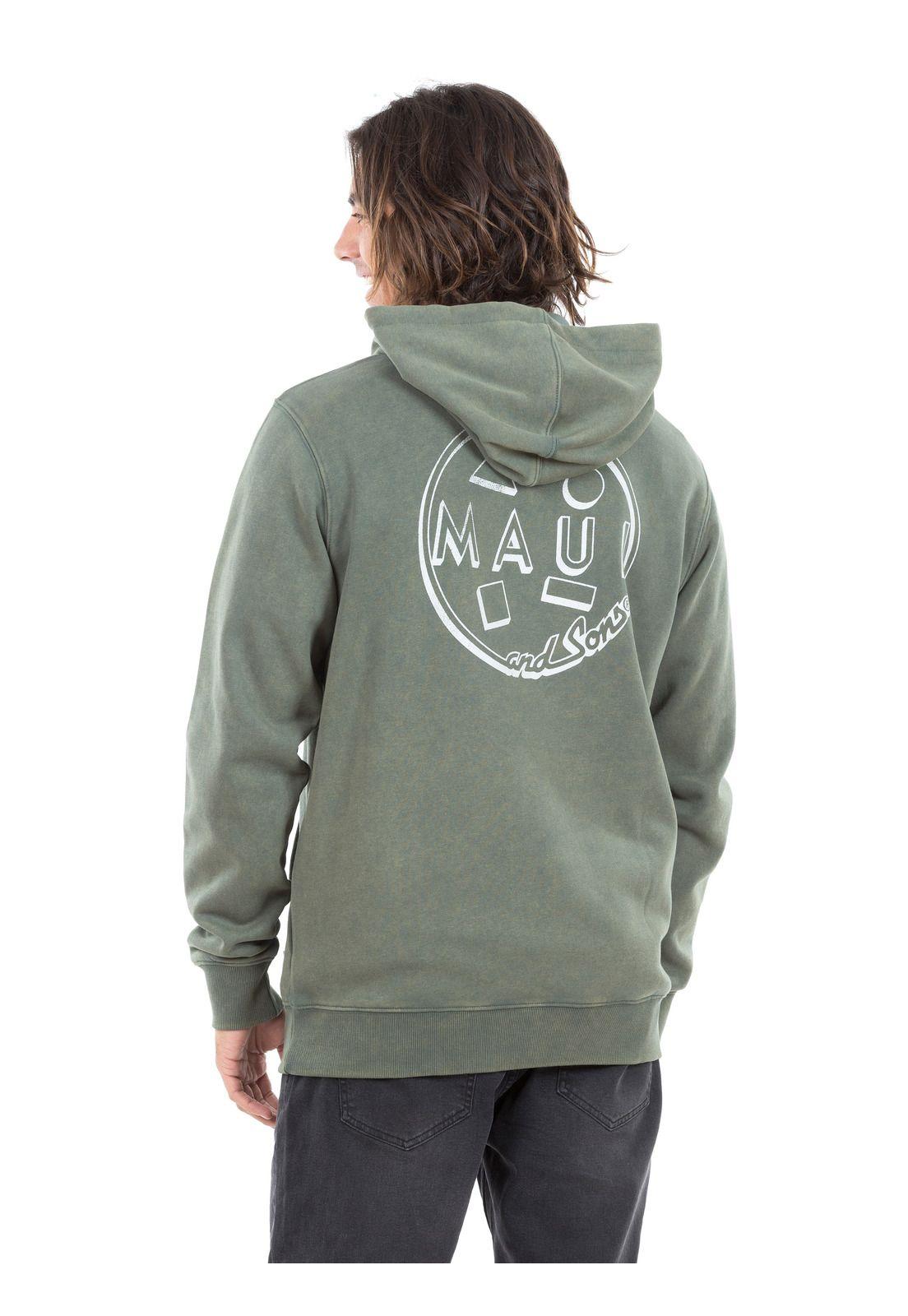 Poleron Canguro MAUI Hombre 5O981-MI20 Verde-1