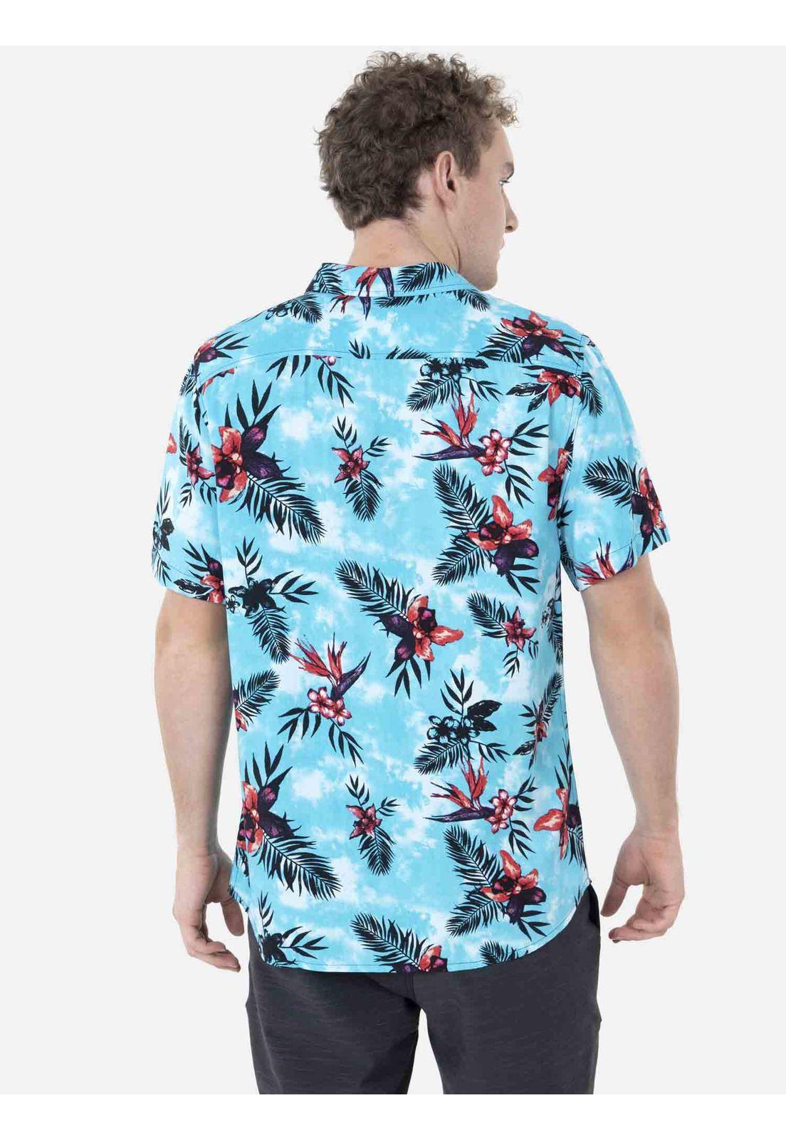 Camisa FLORAL DYE Hombre Multicolor Maui and Sons-1