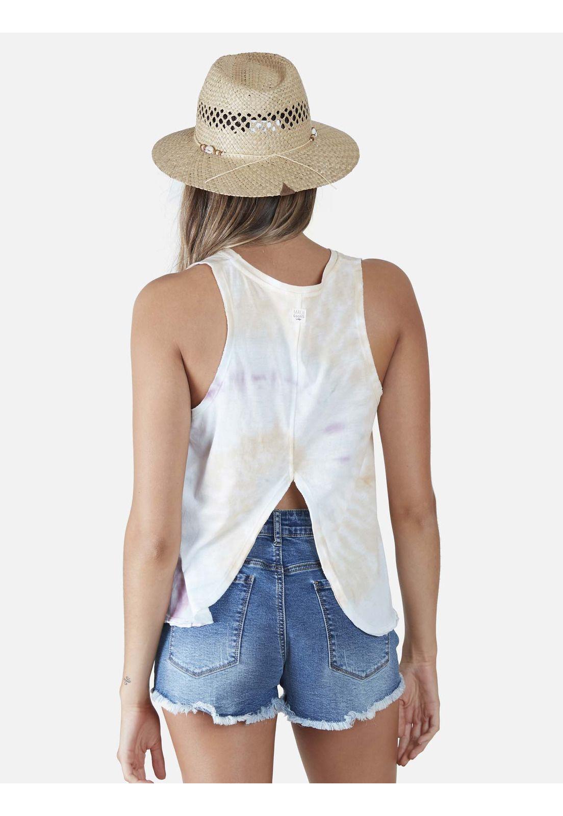 Polera Mujer 5P625-WV22 Amarillo Maui and Sons-1