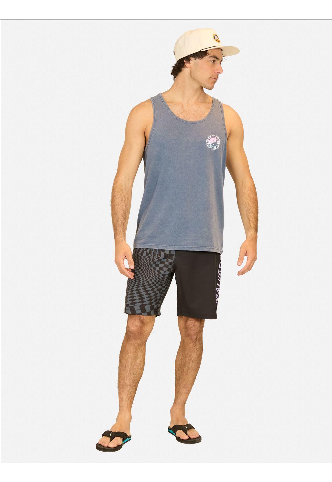 Polera SM Hawaiian Island Azul Hombre Maui And Sons-2
