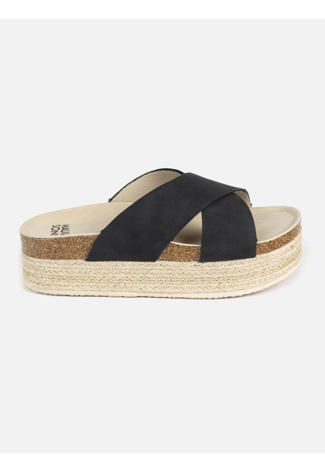 Sandalia Mujer 5S1486-WV22 Negro Maui and Sons-2