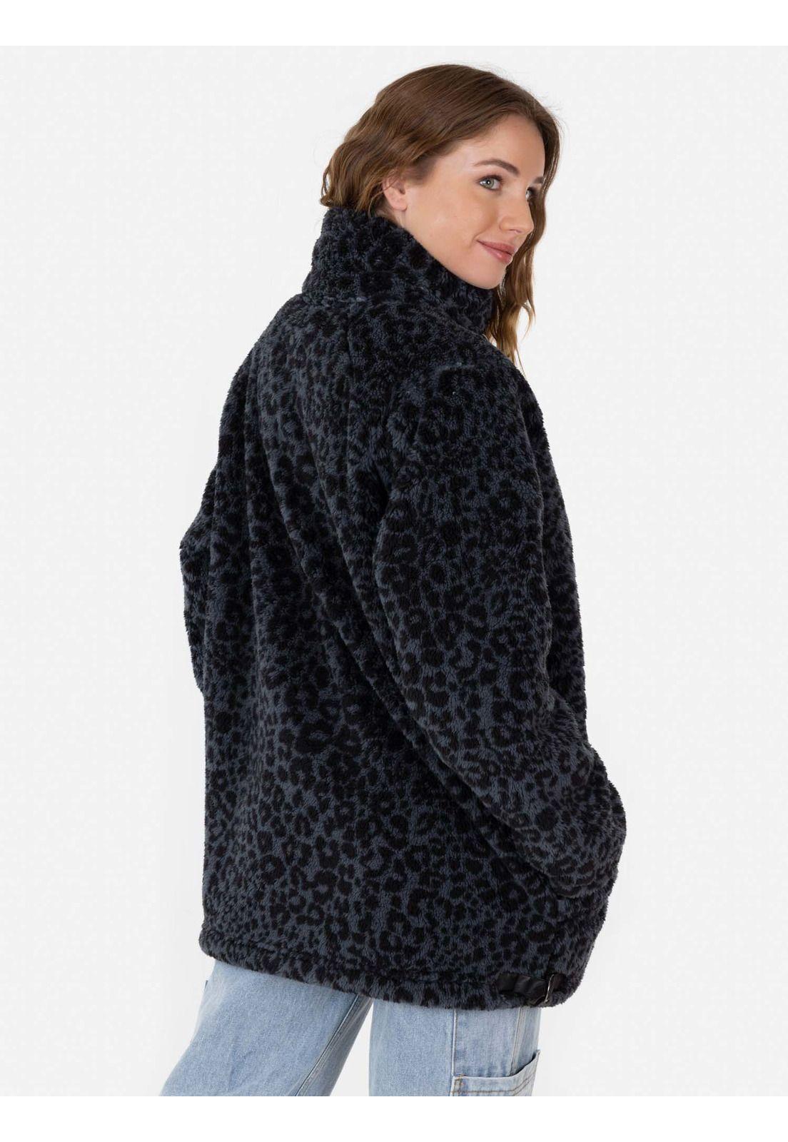 Poleron PARDUS SHERPA Mujer Multicolor Maui and Sons-1