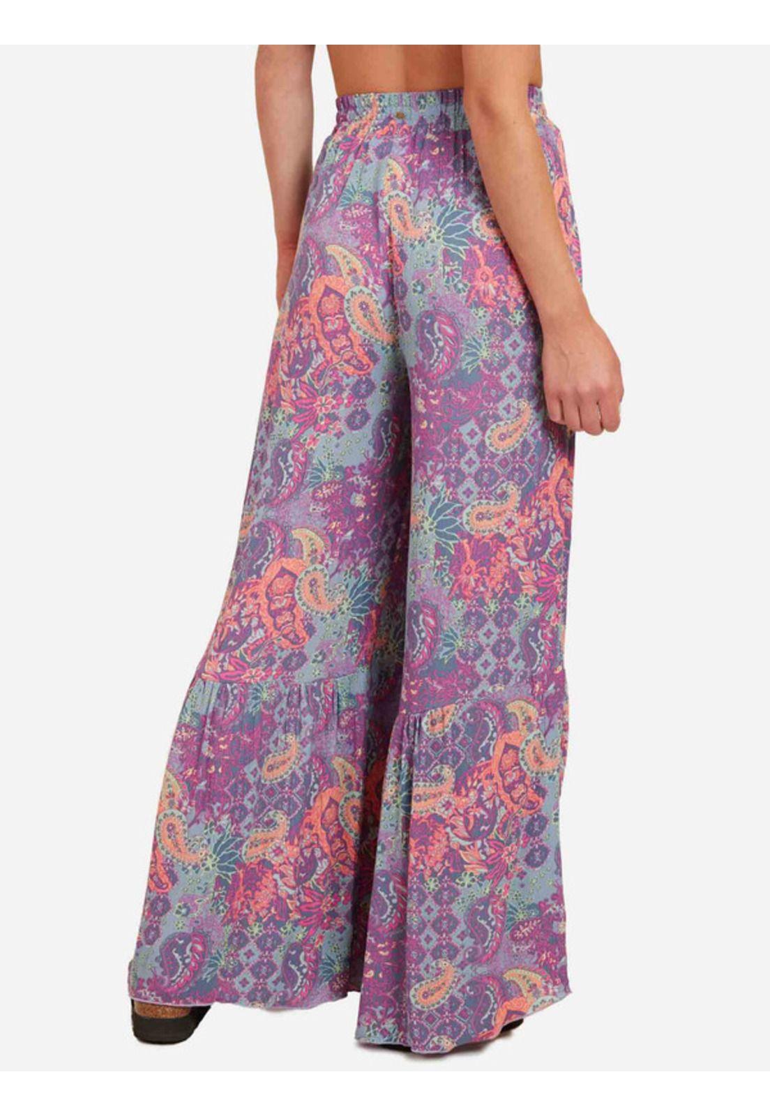 Pantalon Paisley Mujer Multicolor Maui And Sons-1