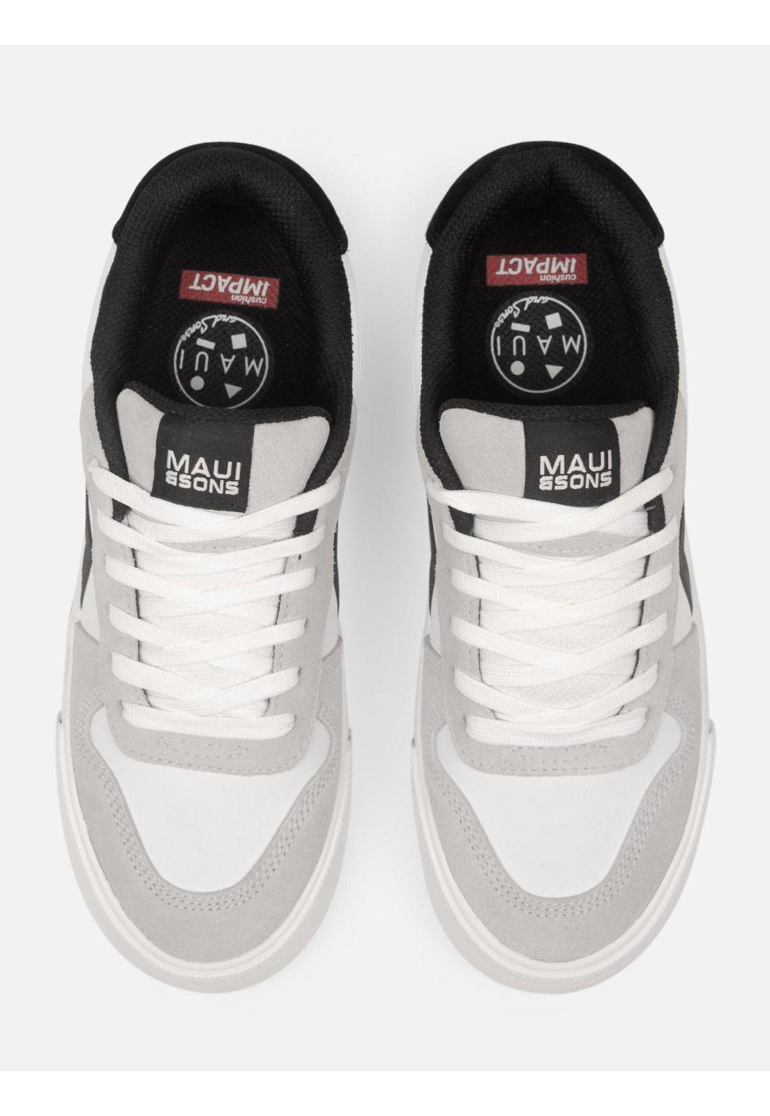 Zapatilla Aurum Blanco Hombre Maui And Sons-3