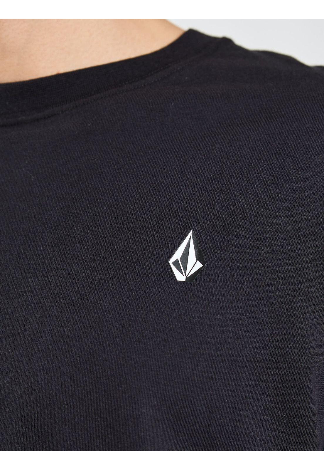 Polera ML Fracture Negro Hombre Volcom-4
