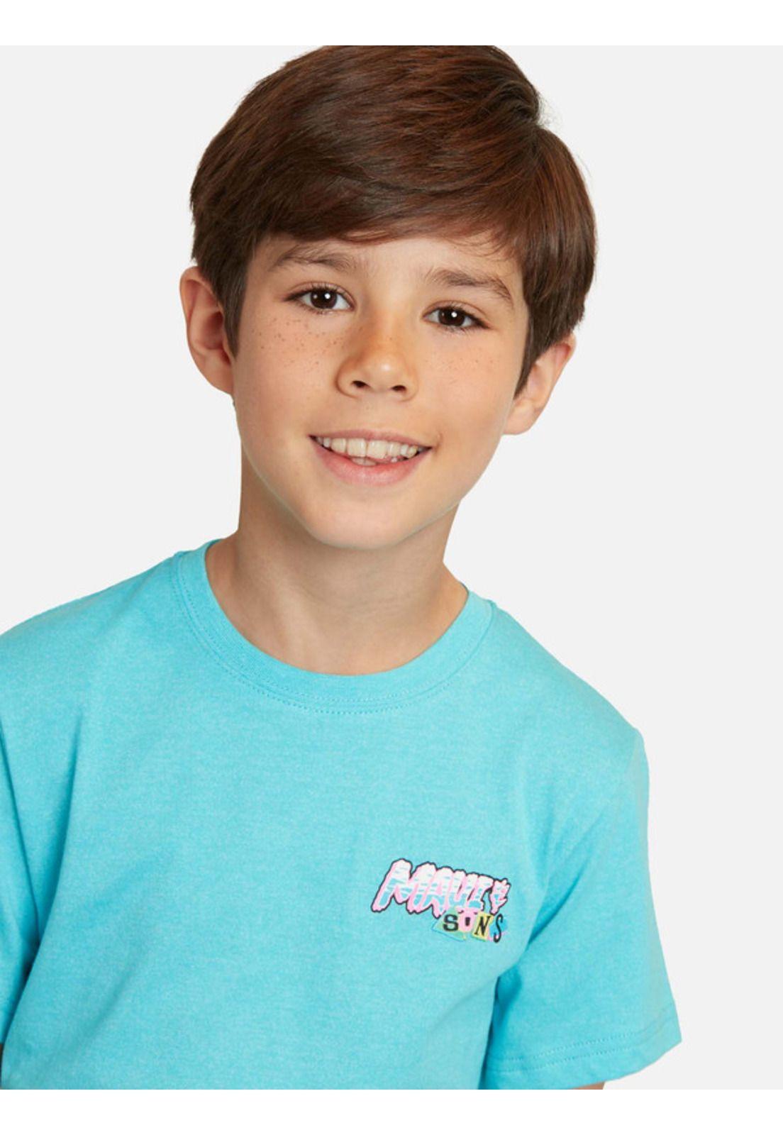 Polera My Vacations Niño Azul Maui And Sons-2