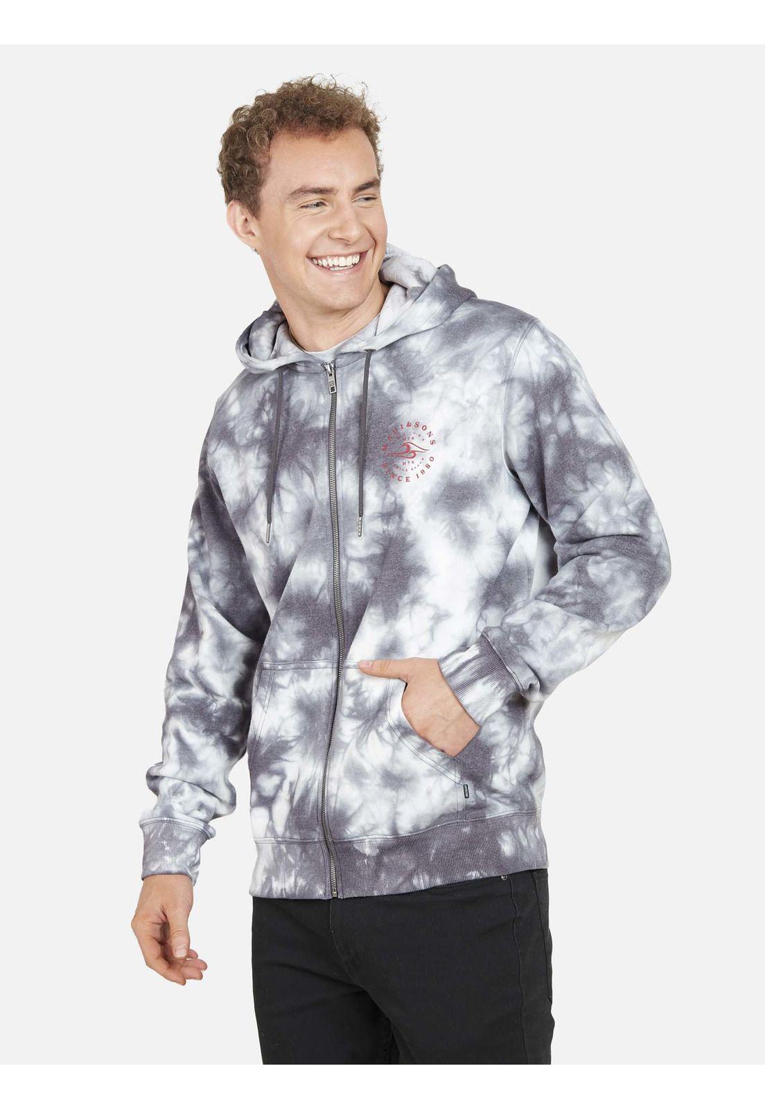 Poleron Fullzipper LAX USA Hombre Multicolor Maui and Sons-0