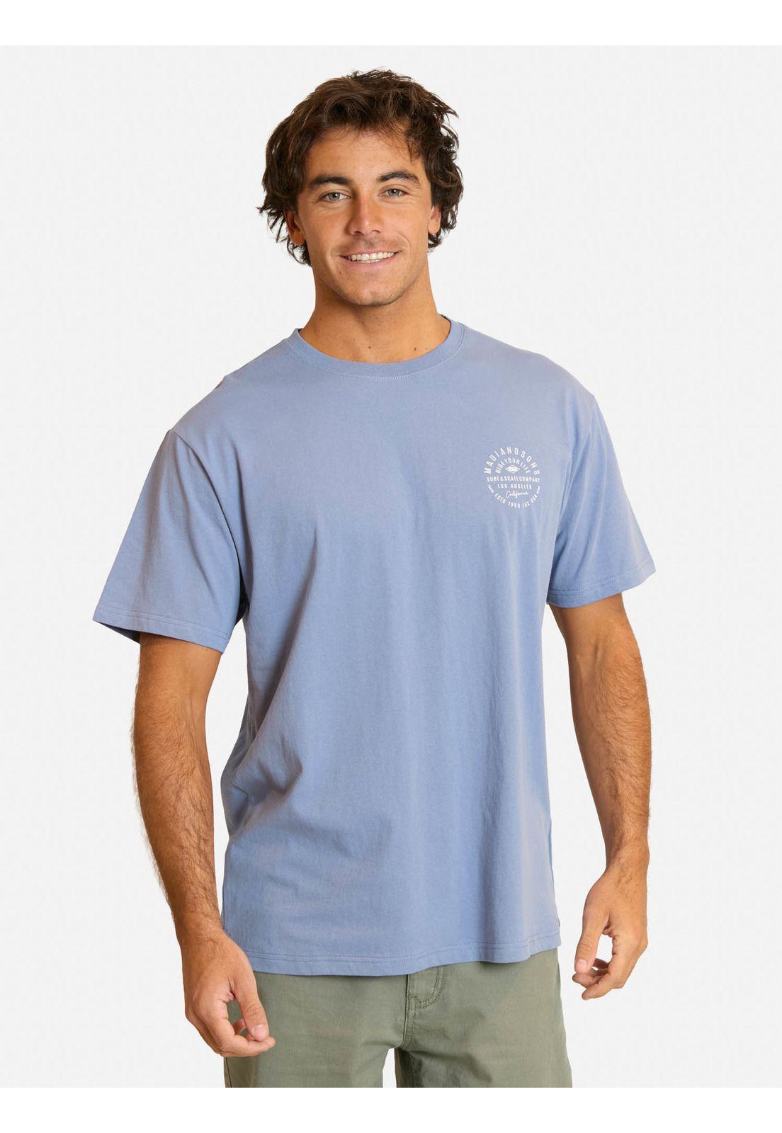 Polera MC Lerete Morado Hombre Maui And Sons-0