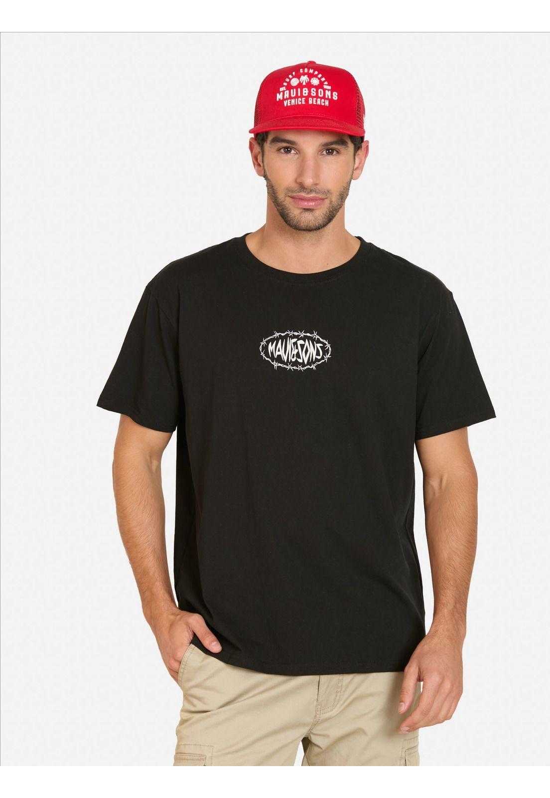 Pack Polera Jockey Flow Negro Hombre Maui And Sons-0