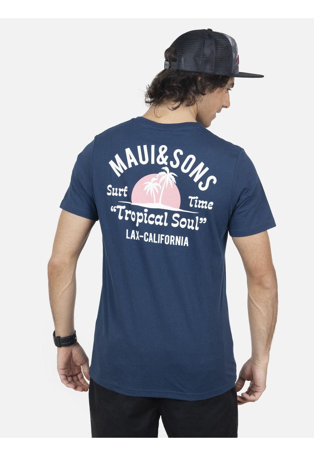 Pack Polera Jockey Hombre Azul 5AV1219-MV22 Maui And Sons-1