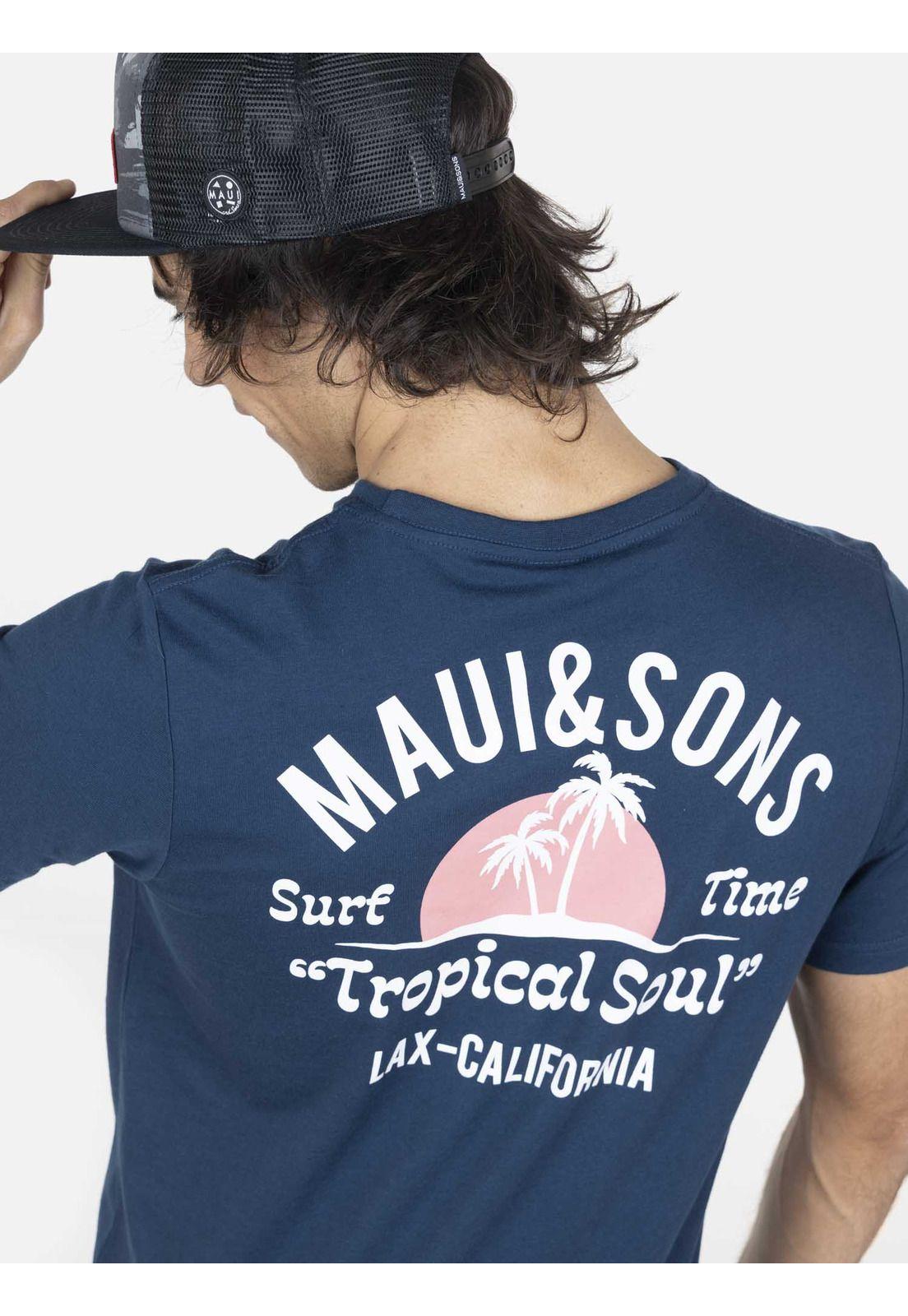 Pack Polera Jockey Hombre Azul 5AV1219-MV22 Maui And Sons-2