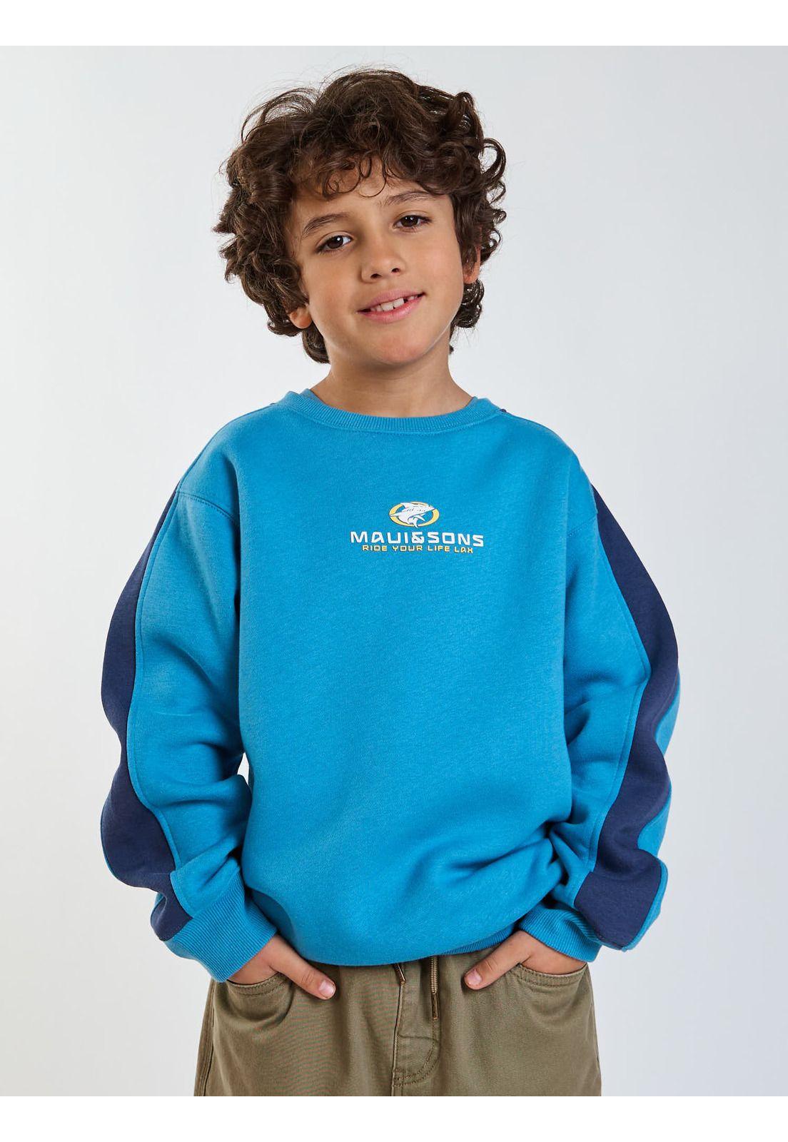Poleron CR Spirit Azul Infantil Maui and Sons-5
