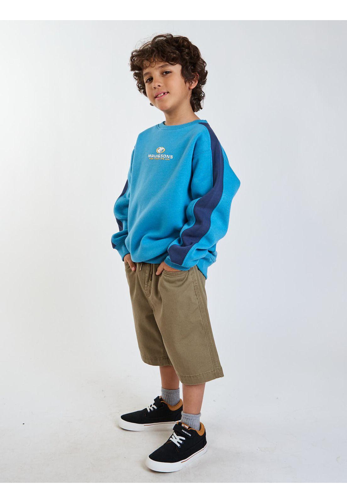 Poleron CR Spirit Azul Infantil Maui and Sons-6
