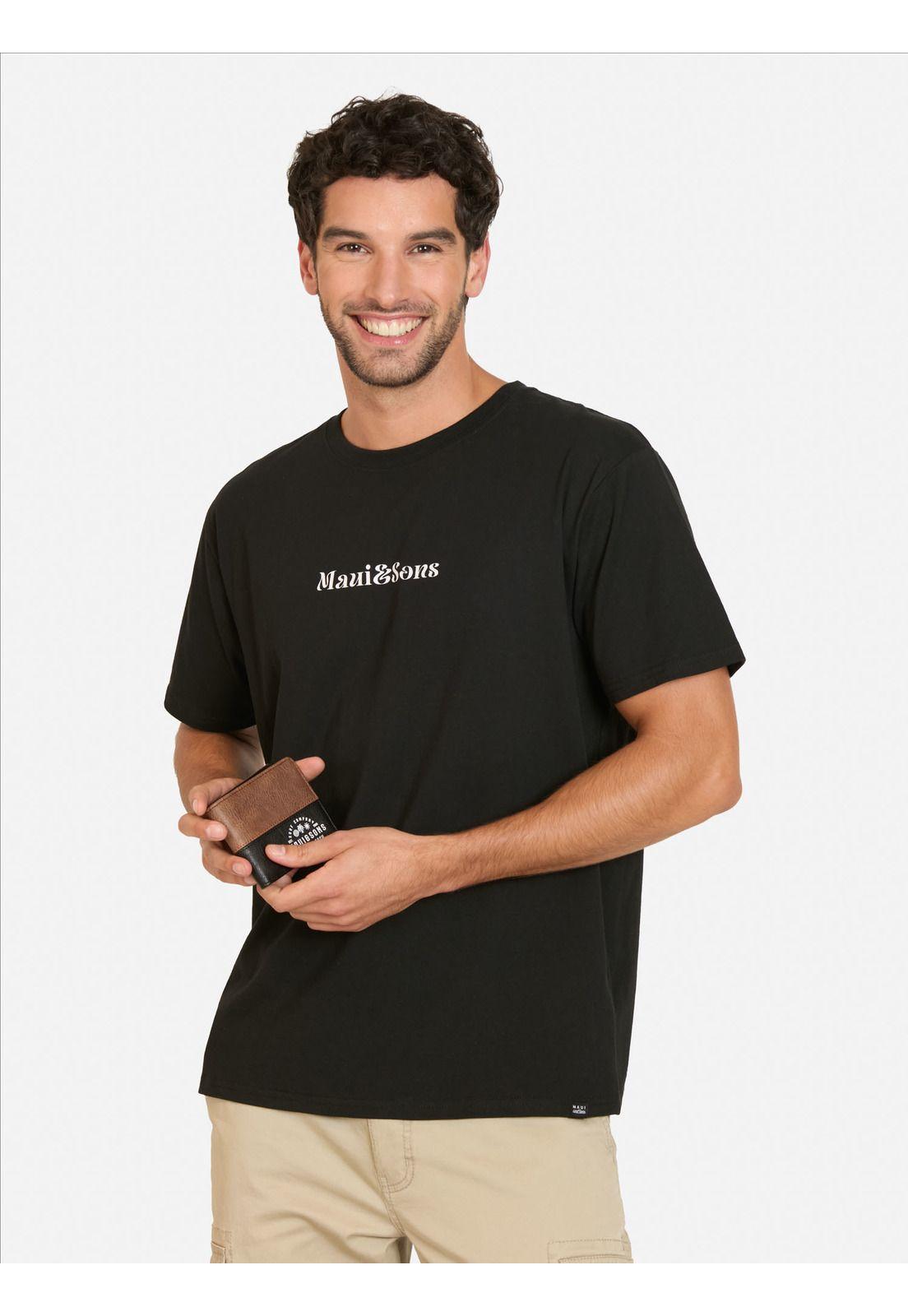 Pack Polera Cinturon Liau Negro Hombre Maui And Sons-0
