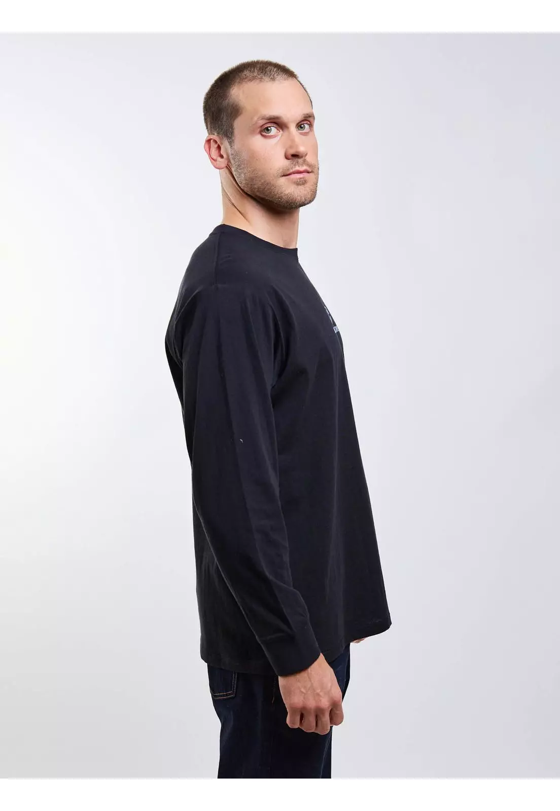 Polera ML Capsule Negro Hombre Maui And Sons-2