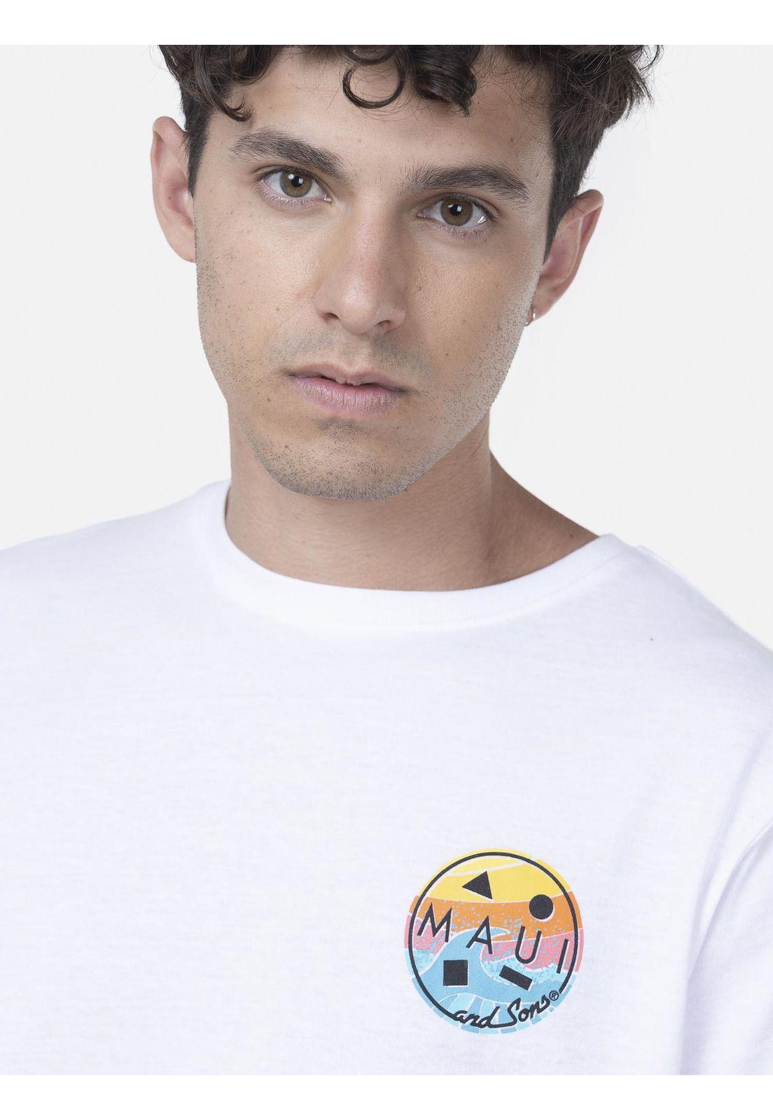 Polera Hombre COOKIE FUN DAY SS TEE Blanco Maui and Sons-2