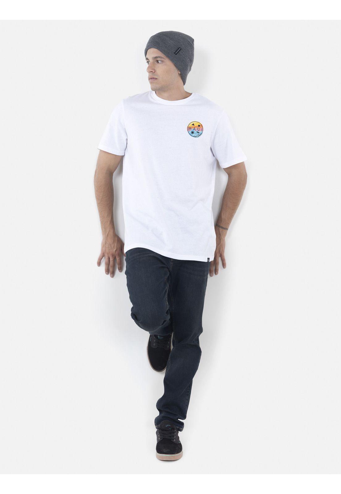 Polera Hombre COOKIE FUN DAY SS TEE Blanco Maui and Sons-3