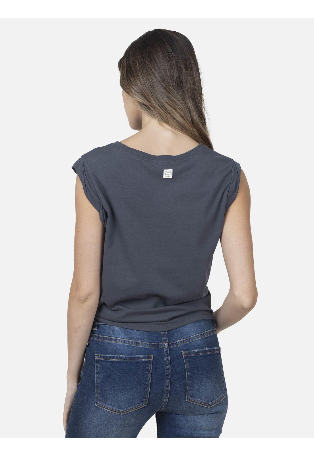 Polera Mujer MYSTIC FALL Gris Oscuro Maui and Sons-1
