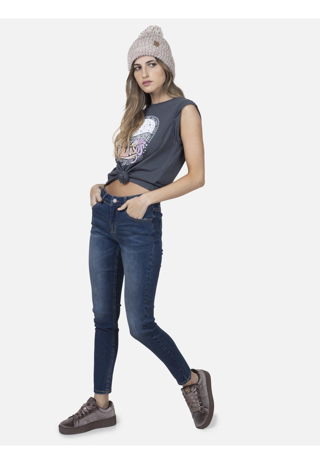 Polera Mujer MYSTIC FALL Gris Oscuro Maui and Sons-3