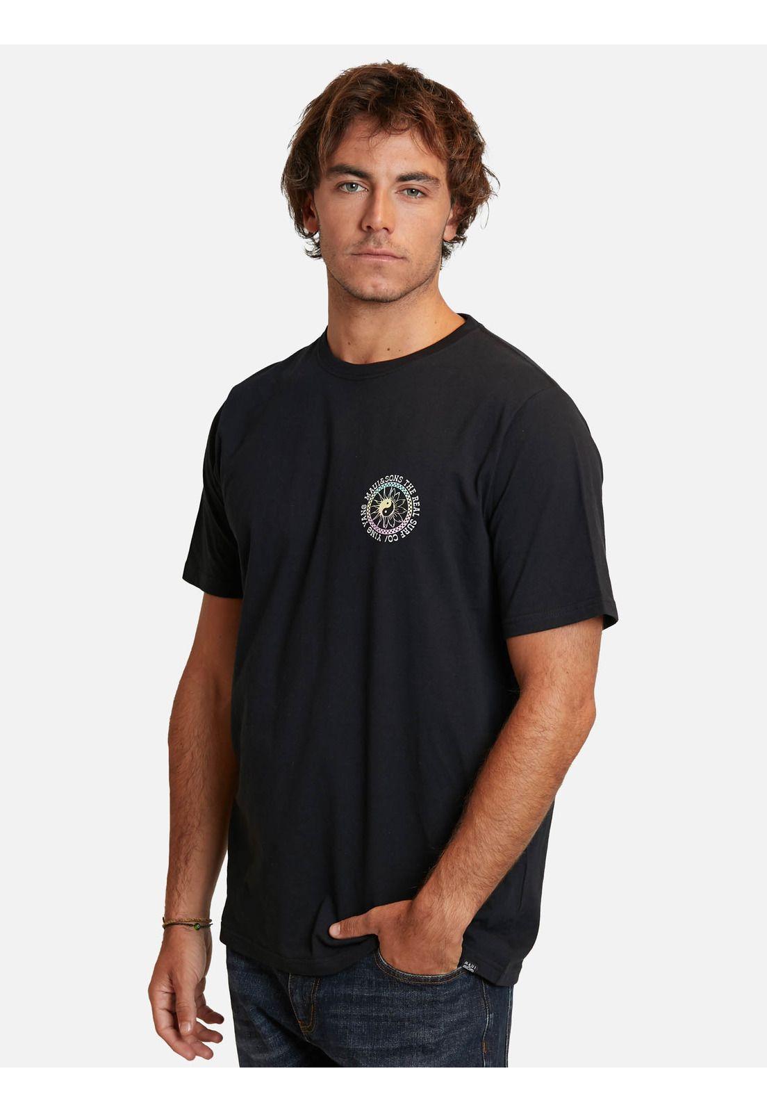 Polera yinyan surfco ss tees Negro Hombre Maui And Sons-0