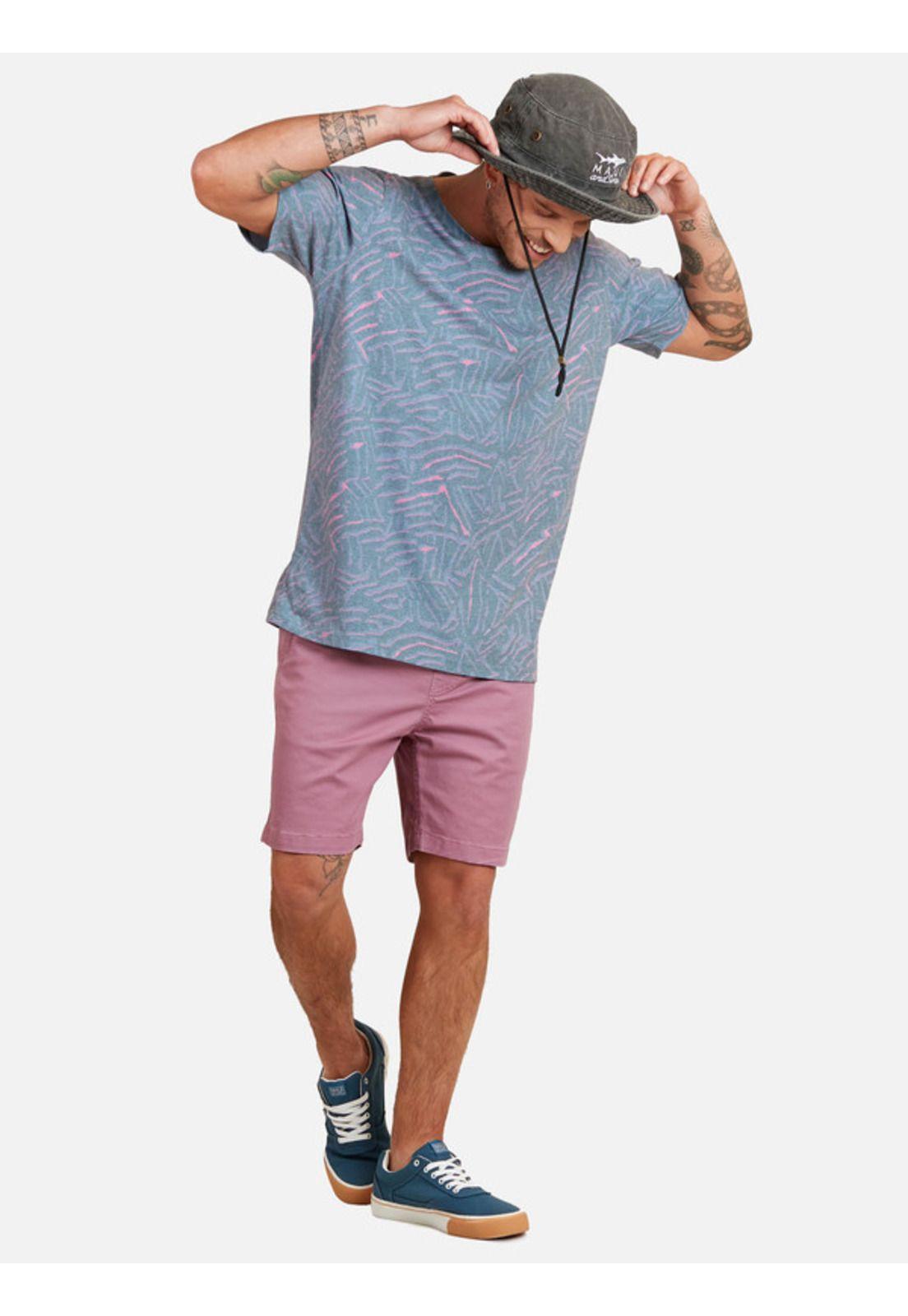 Polera Rustic Skin Tee Print Hombre Multicolor Maui And Sons-3